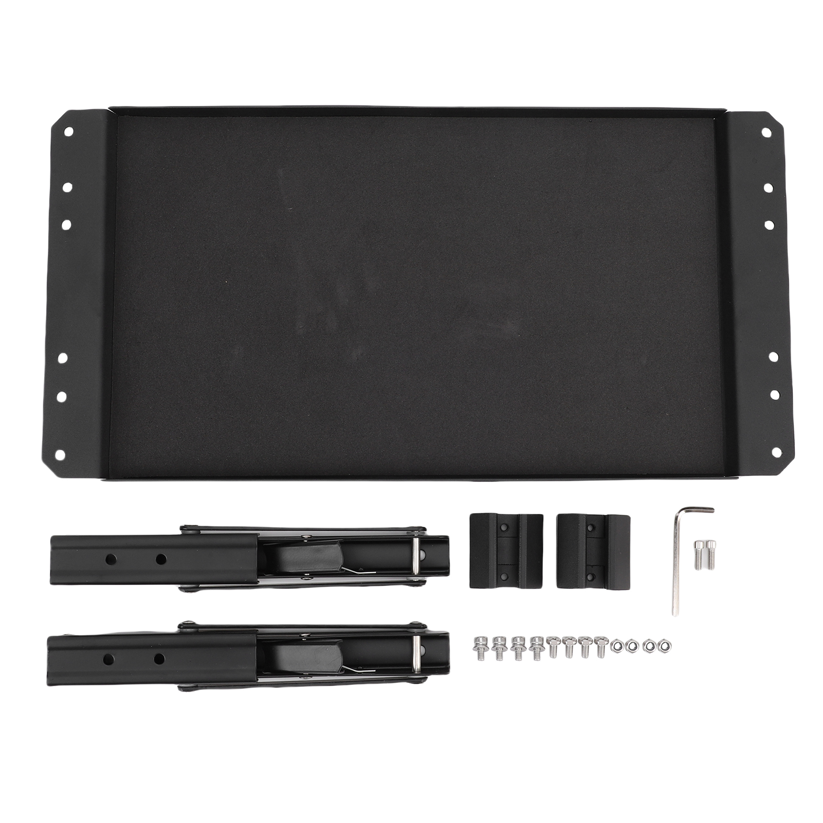 Faltbare Magnetische Werkzeugablage – Packout-kompatibel, Verstärkter Stahl 325 X 195 Mm, Schwarze Gummibeschichtung
