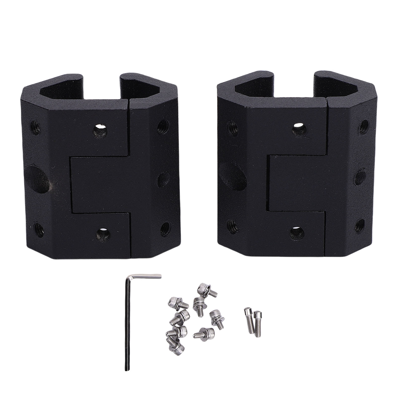 Set Mit 2 Eckclips Für Aluminiumschienen, Kompatibel Mit Dem Packout-system, Robuste Befestigung Aus Edelstahl Und 6061 T6-legierung