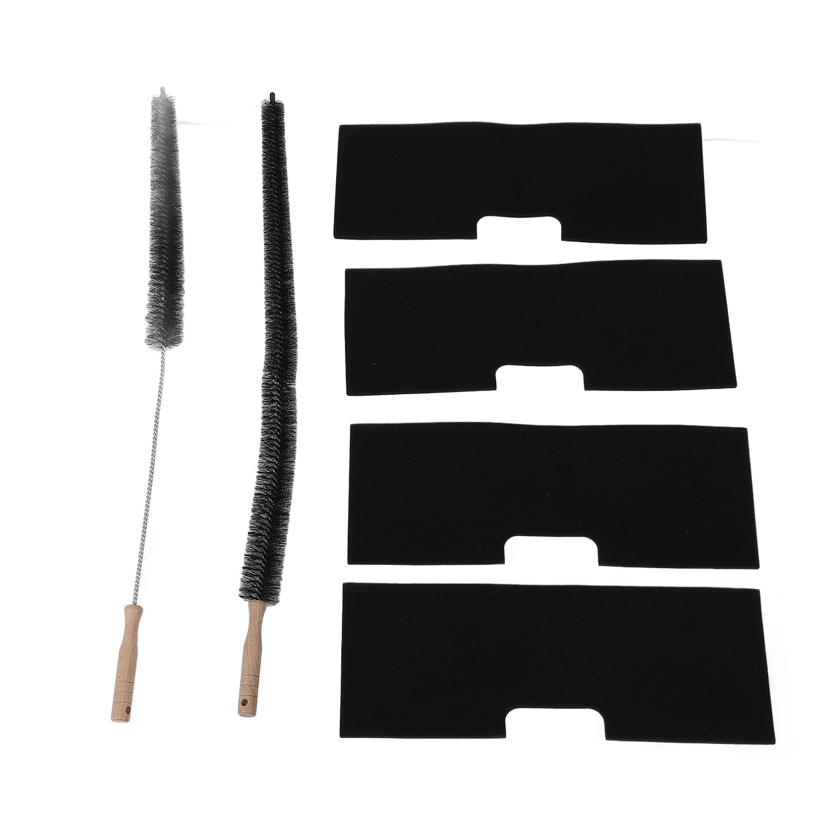 Ge Wh01x35719 Kompatibler Flusenfilter, 4 Waschbare Schwämme + 2 Reinigungsbürsten