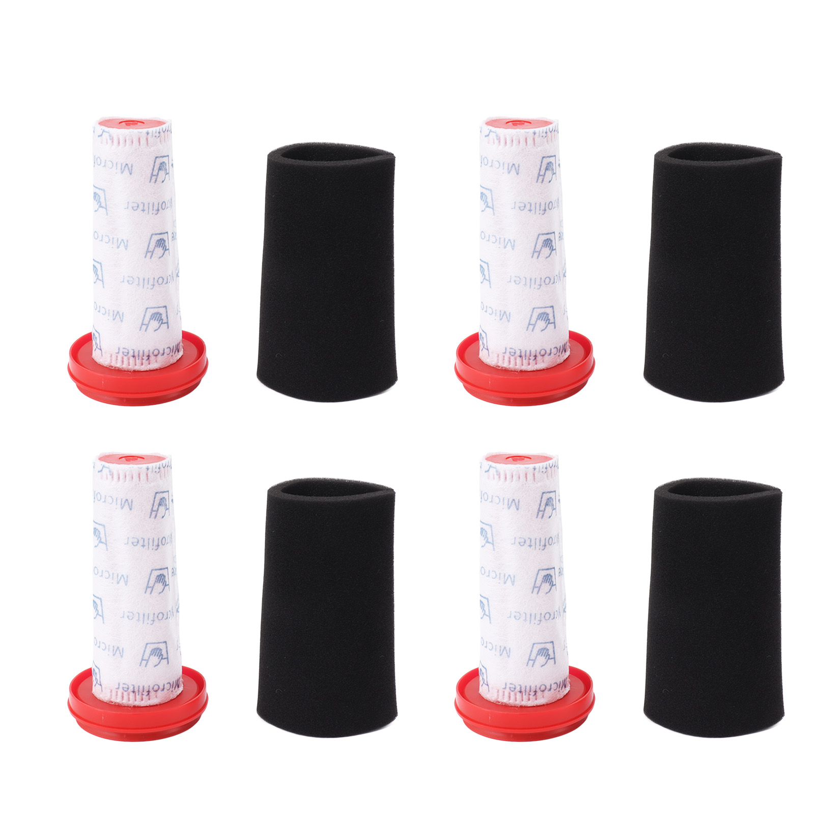 4er-pack Filterpatronen Für Die Staubsauger Bosch Bbh3251gb Und Bbh3211gb, Aus Waschbarem Und Wiederverwendbarem Silikonschaum