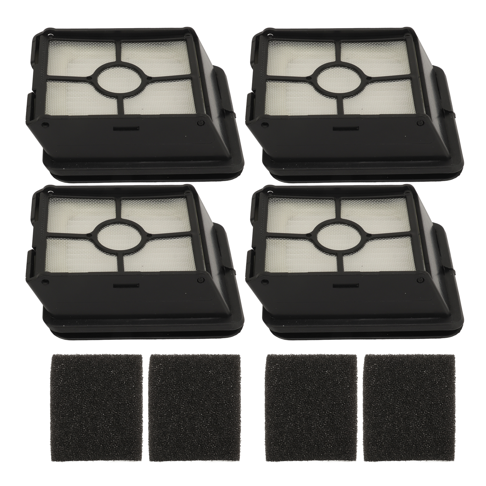 Set Mit 4 Hepa-filtern Für Den Bissell Crosswave Hf3 3649a Staubsauger, Aus Abs Mit Kompatiblen Einsätzen