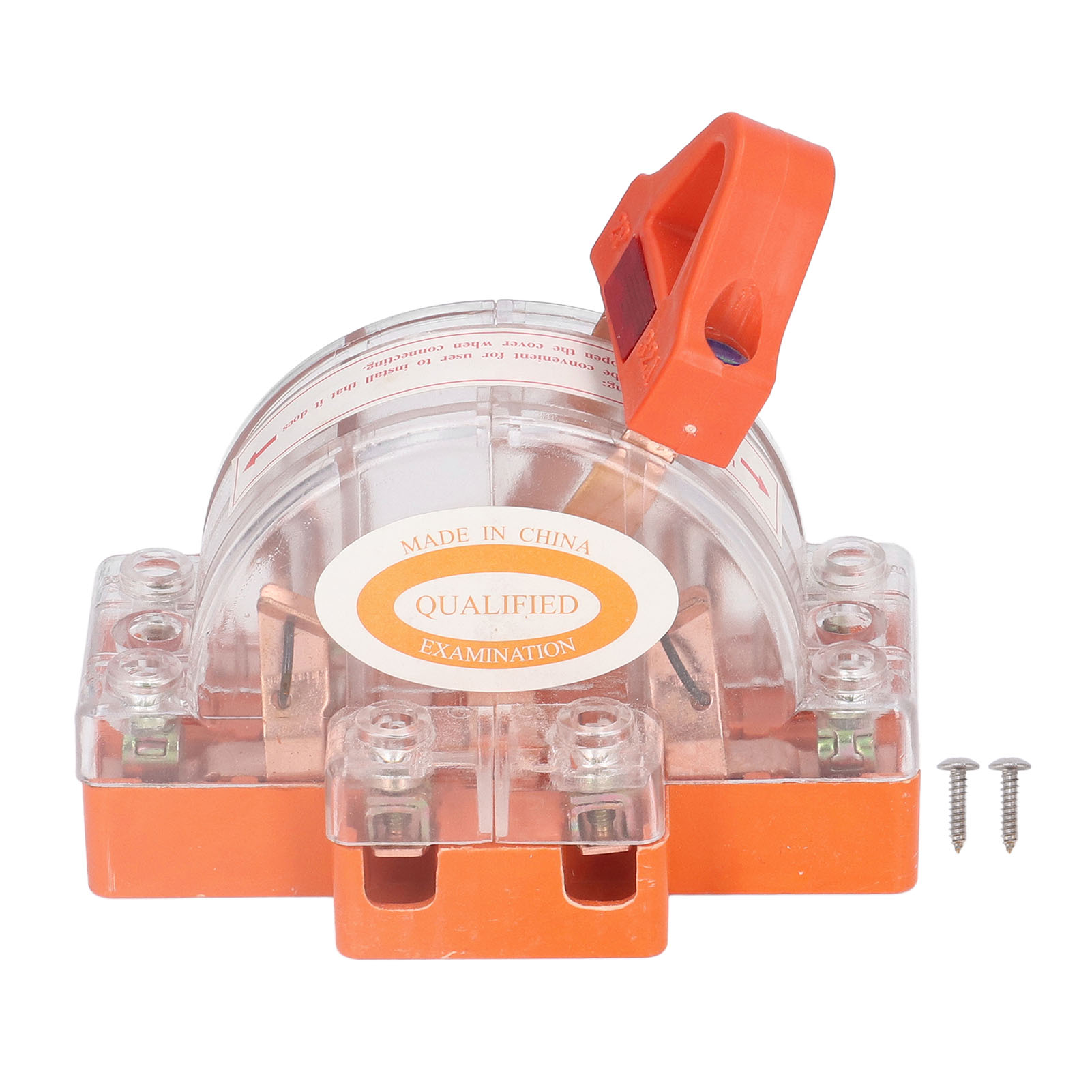 Toivize Hk11-2p/32a 2p 32a Transparenter Messerschalter Mit Kontrollleuchte, Abs-gehäuse, Reinkupfer, Für Generatoren