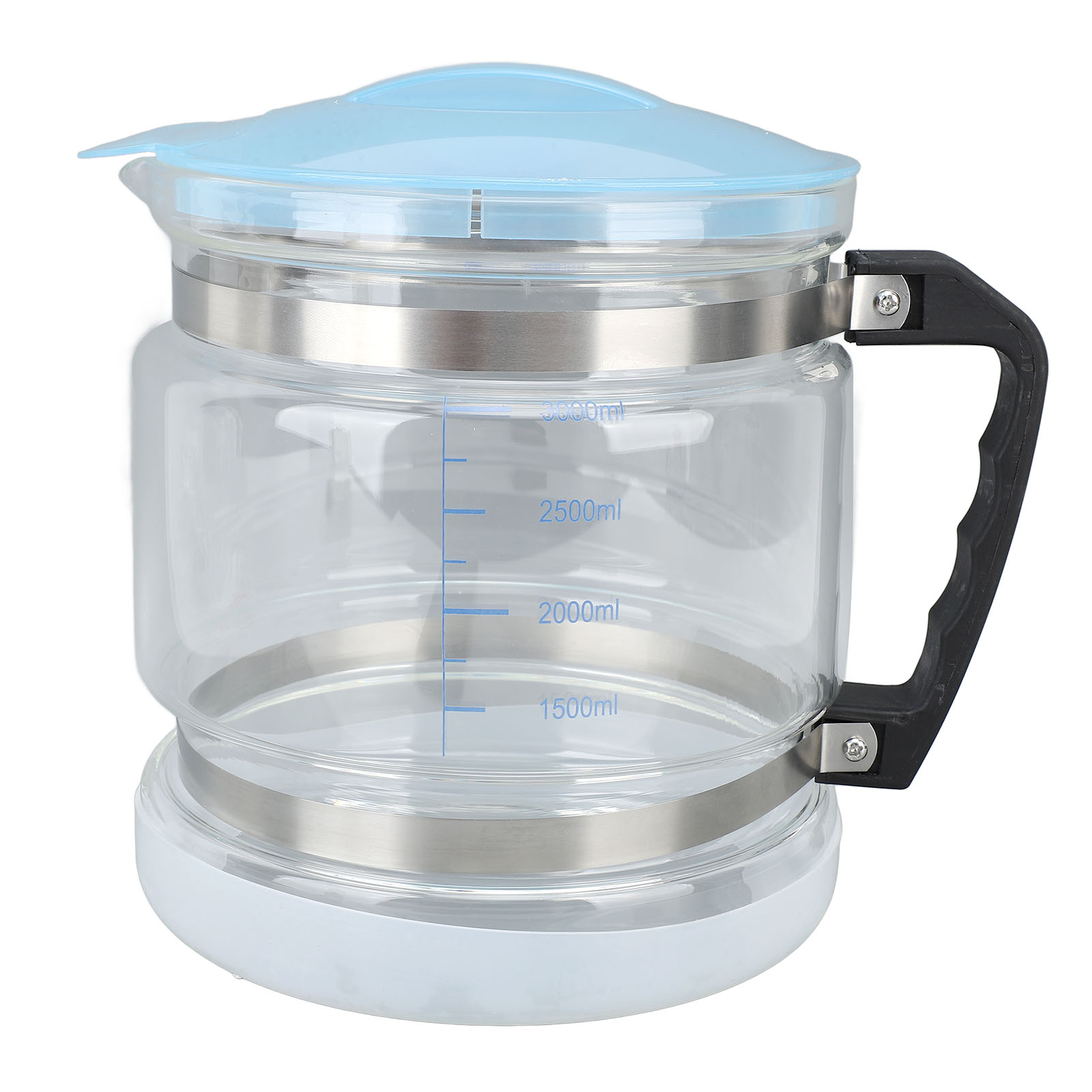 4-liter-auffangflasche Aus Gehärtetem Glas Für Wasserdestilliergeräte Mit Griff Und Robustem, Universell Passendem Deckel