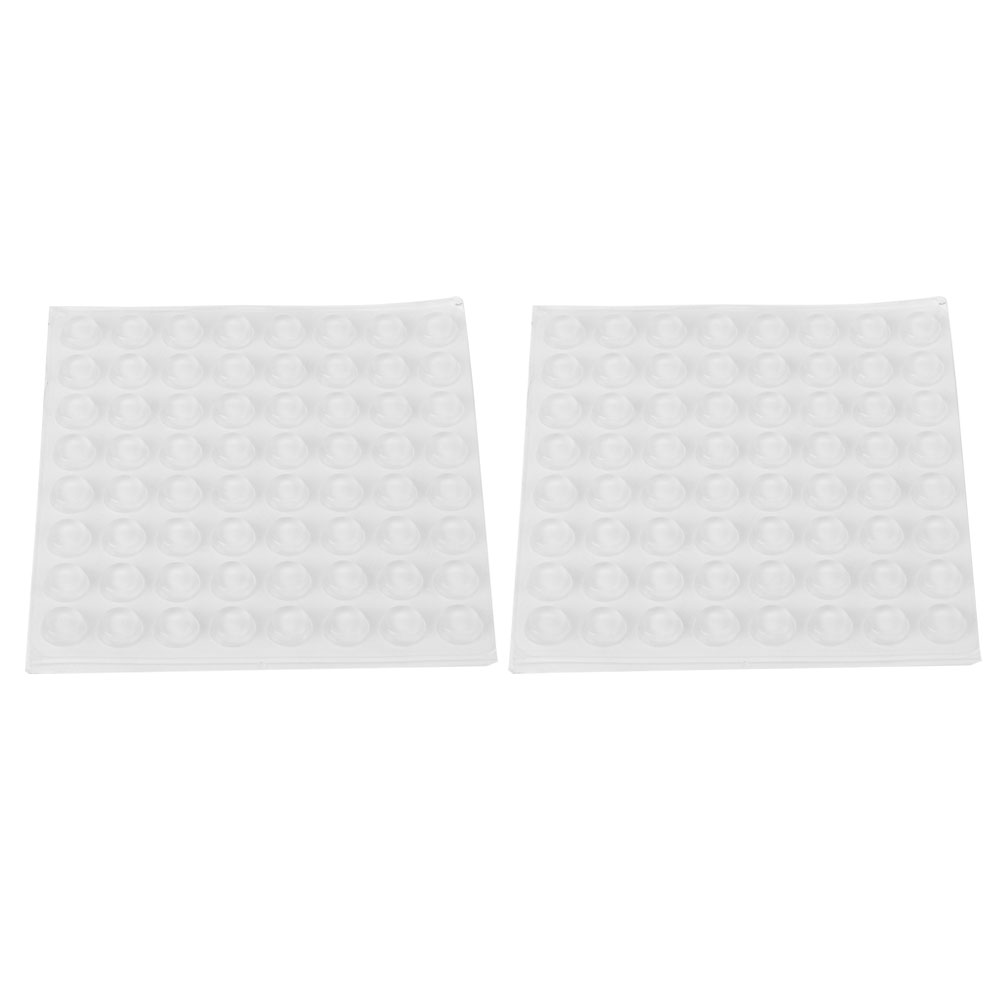 Toivize 128 Stück Transparente, Selbstklebende Silikon-antirutschpads, 12 X 4 Mm, Für Möbel Und Haushaltsgeräte