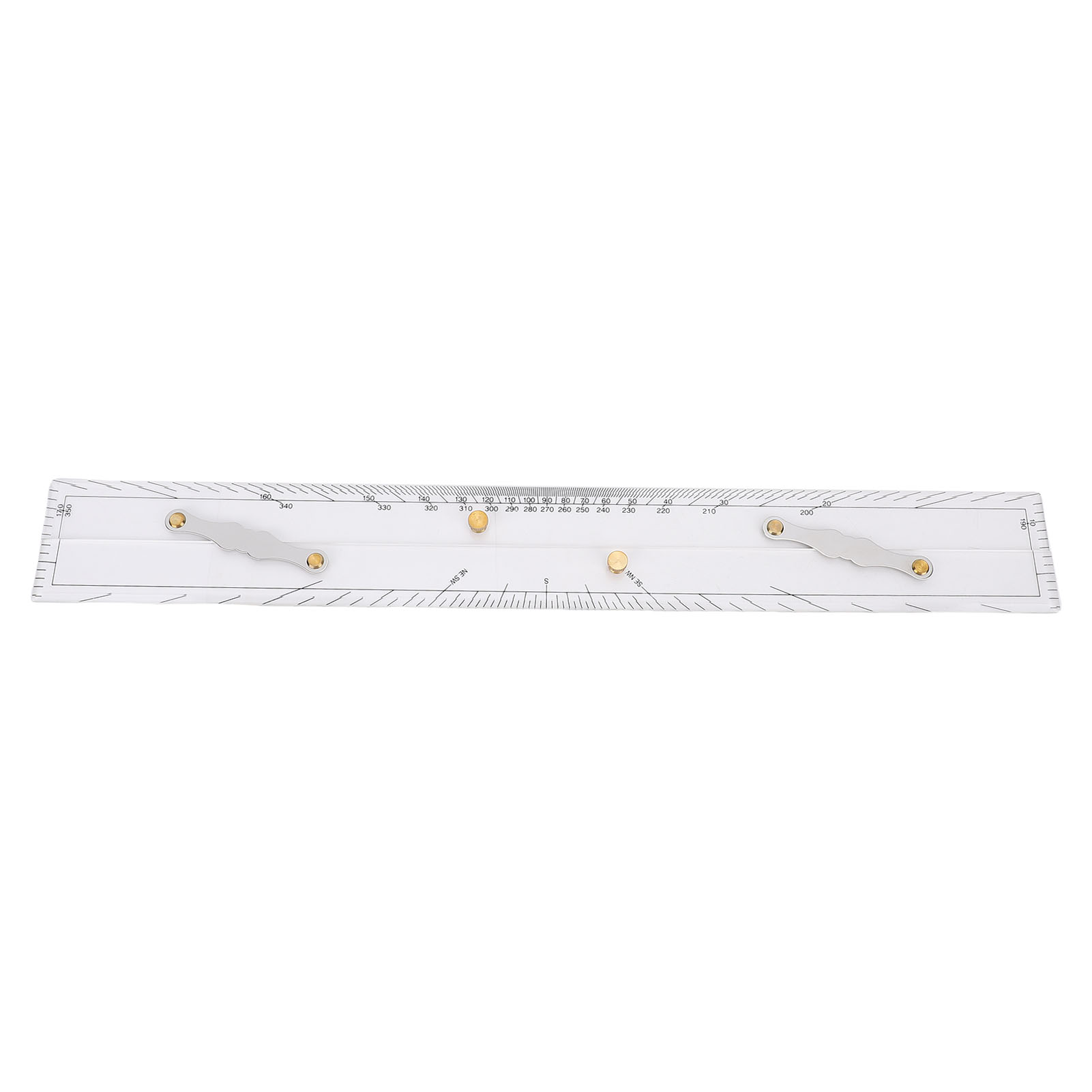 Toivize 600 Mm Parallellineal Aus Hochhartem, Transparentem Acryl Für Präzise Kartennavigation