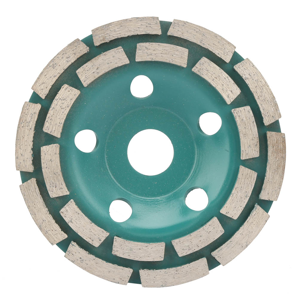 125 X 22,2 Mm Doppelreihen-segment-diamantschleifscheibe Mit Hoher Festigkeit Für Beton, Granit Und Marmor