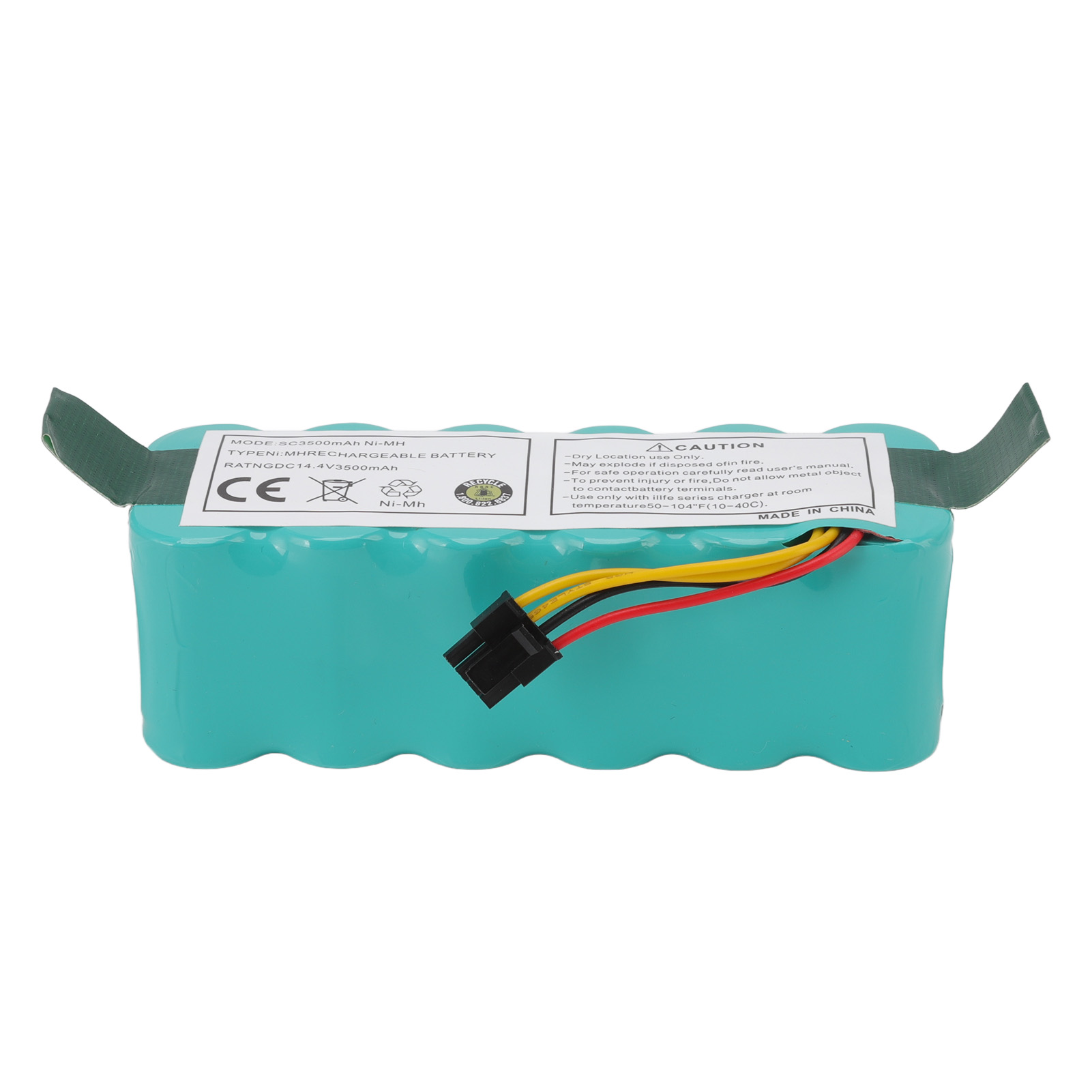 Akku Für Ecovacs Cr120, Cr121 Und Cr540 Saugroboter, Nimh 3500 Mah, 14,4 V, Hohe Kapazität