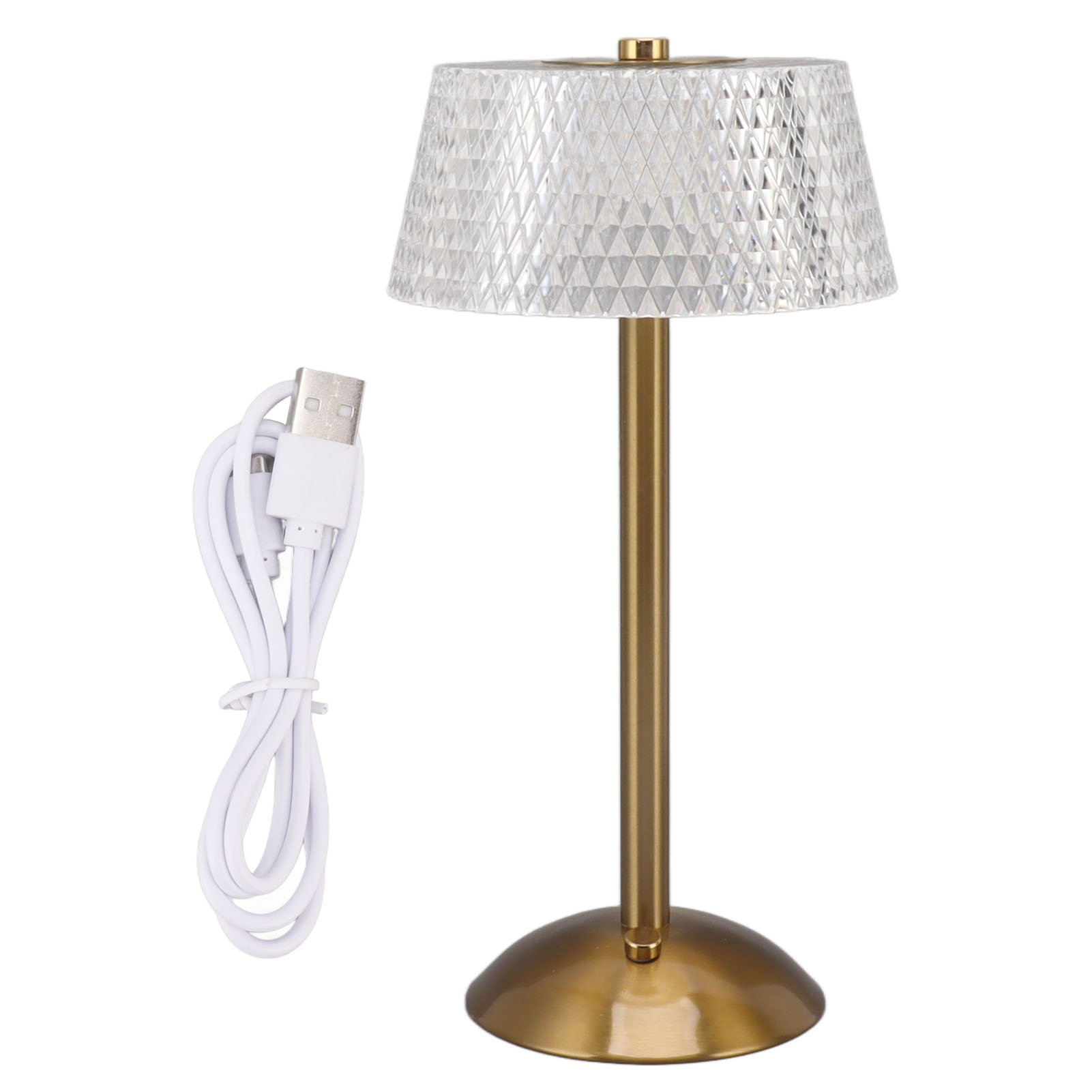 Kabellose Led-tischleuchte Aus Acryl Und Metall, Modernes Design Mit Touch-dimmer, 3 Farbtemperaturen, Usb-aufladbarer Akku Für Schlafzimmer Und Büro