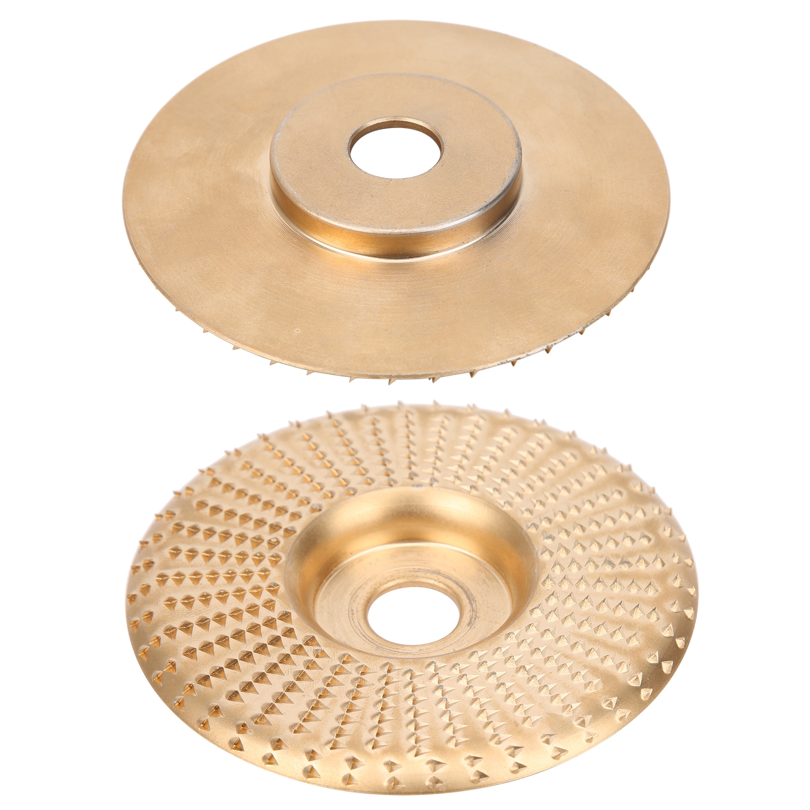 Set Mit 2 Orviai 100mm Arc Spine Gold C45 Stahl-holzschnitzscheiben Für Winkelschleifer