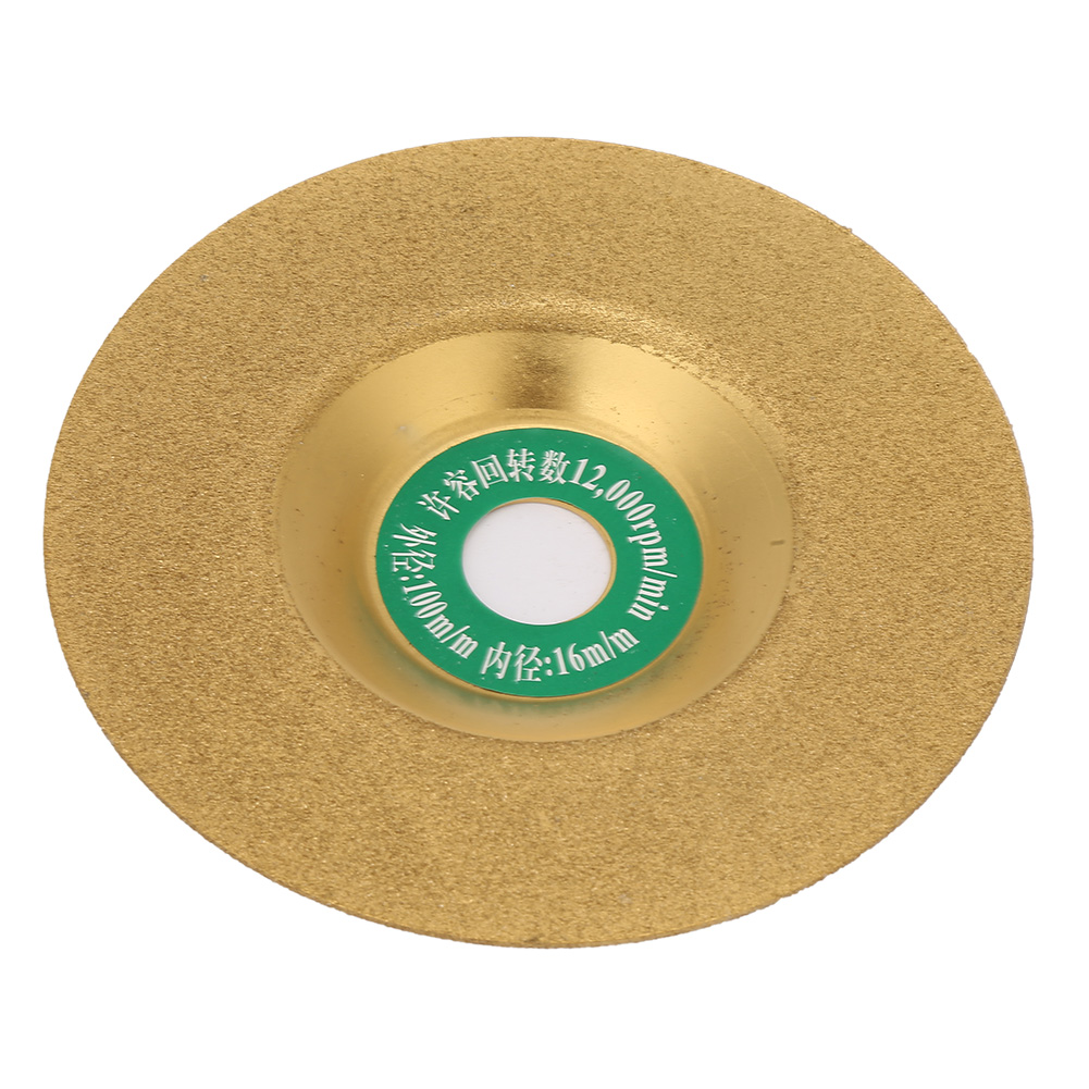 100 Mm Gold 150034 Diamantschleifscheibe Für Winkelschleifer Aus Quarz, Granit Und Keramik