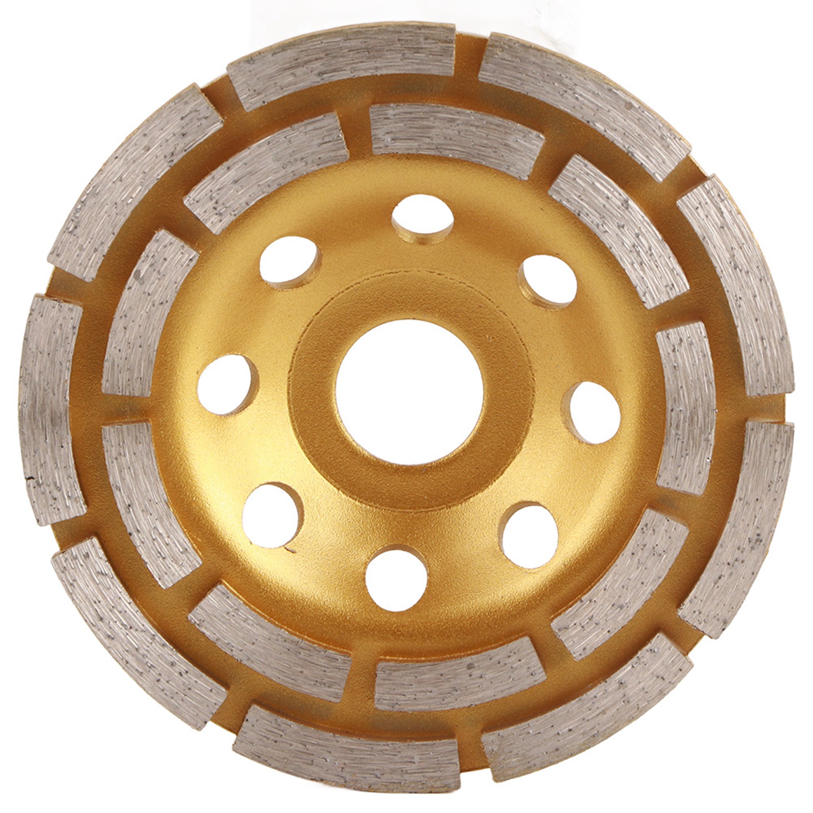 Toivize 115 Mm Doppelreihen-diamant-topfschleifscheibe Für Beton, Granit Und Marmor, 22,2 Mm Bohrung
