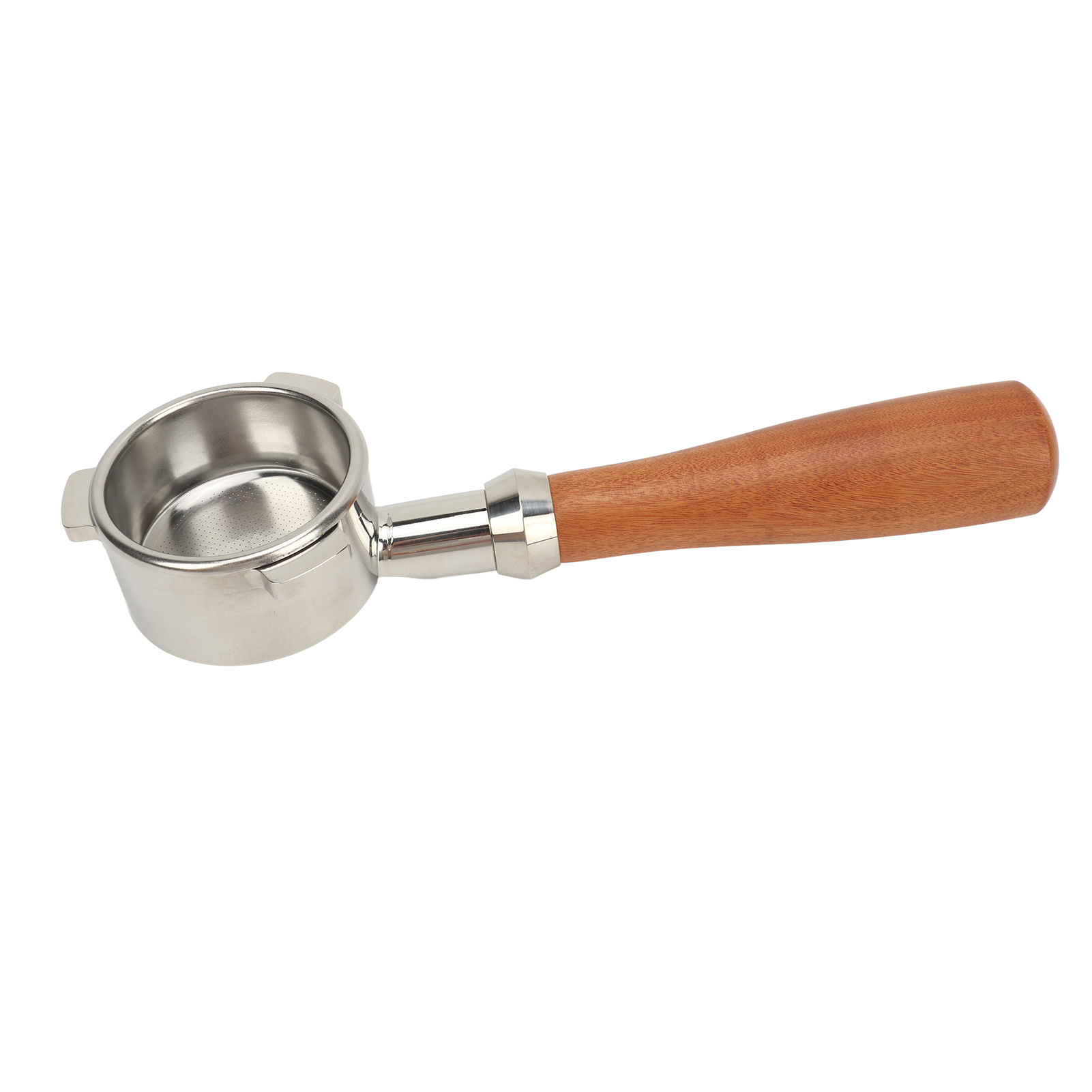 Bodenloser Filterhalter, Kompatibel Mit Breville Series 8, 54 Mm Durchmesser, Aus Edelstahl 304 Mit Holzgriff