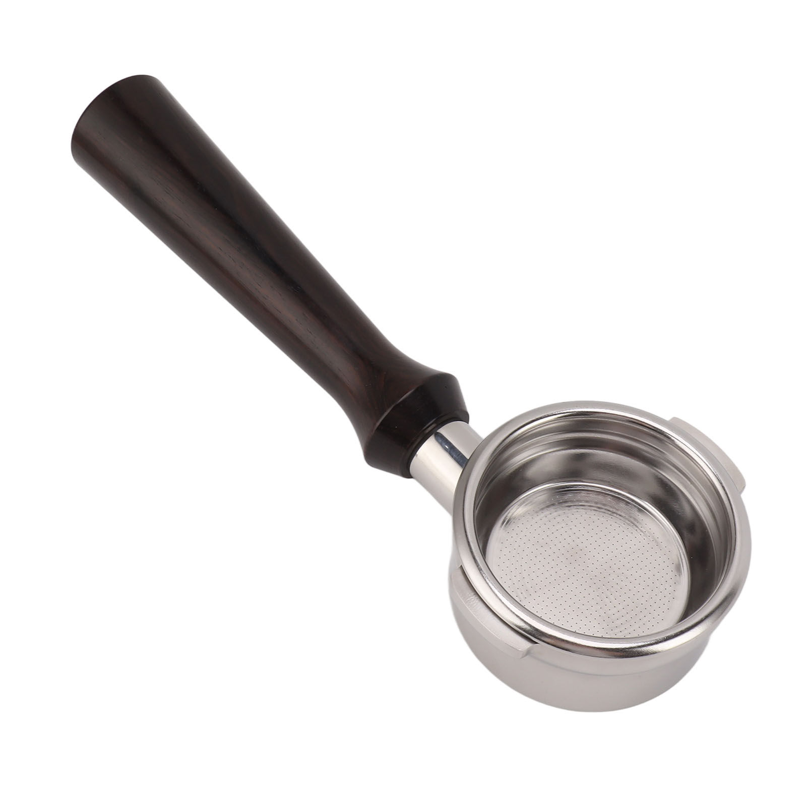 Bodenloser 58-mm-siebträger, Kompatibel Mit Breville Serie 9, Edelstahlgriff Aus Rosenholz, Professionelle Extraktion