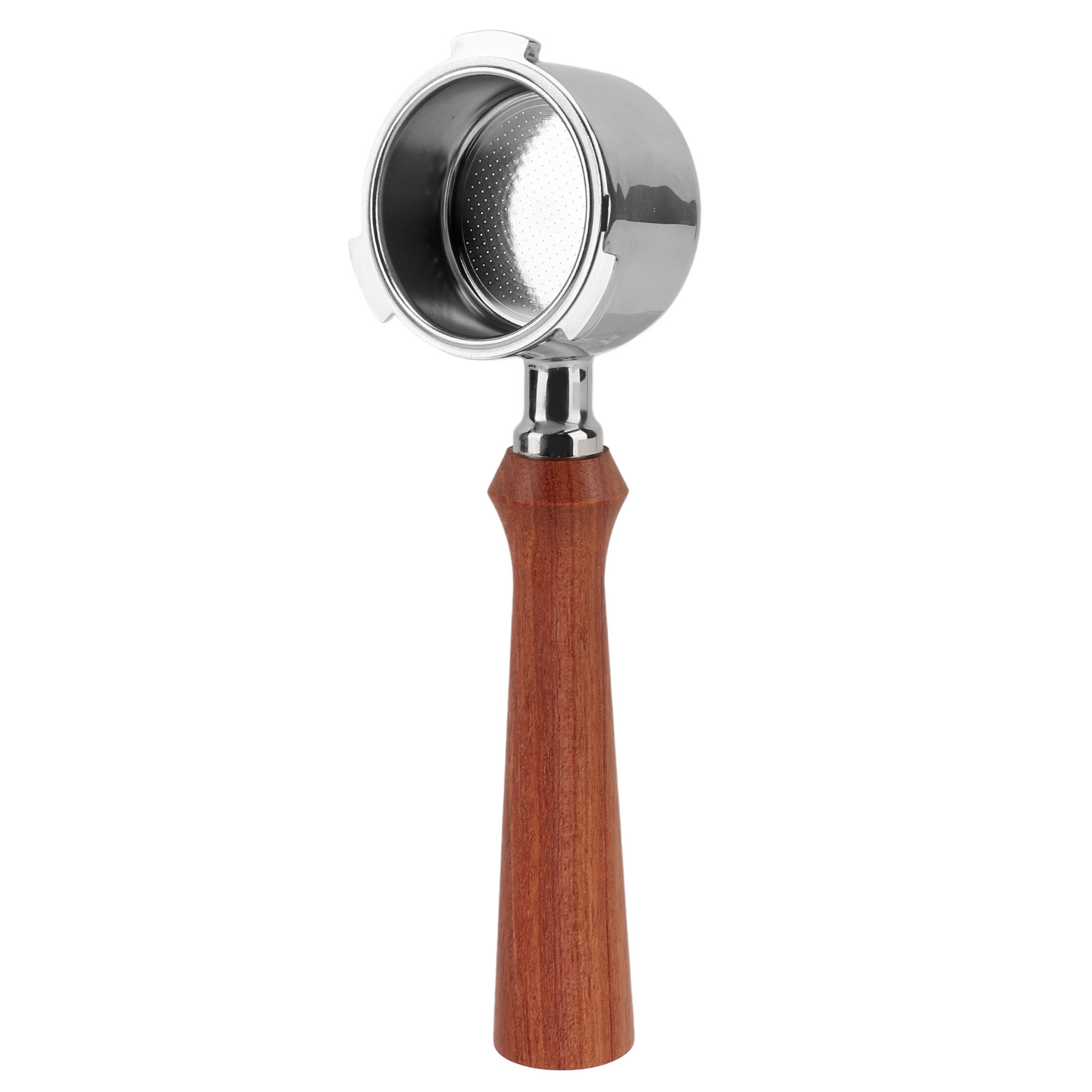 Bodenloser 51-mm-siebträger Für Die Delonghi Dedica Arte, Edelstahl 304 Mit Massivholzgriff, Perfekte Extraktion