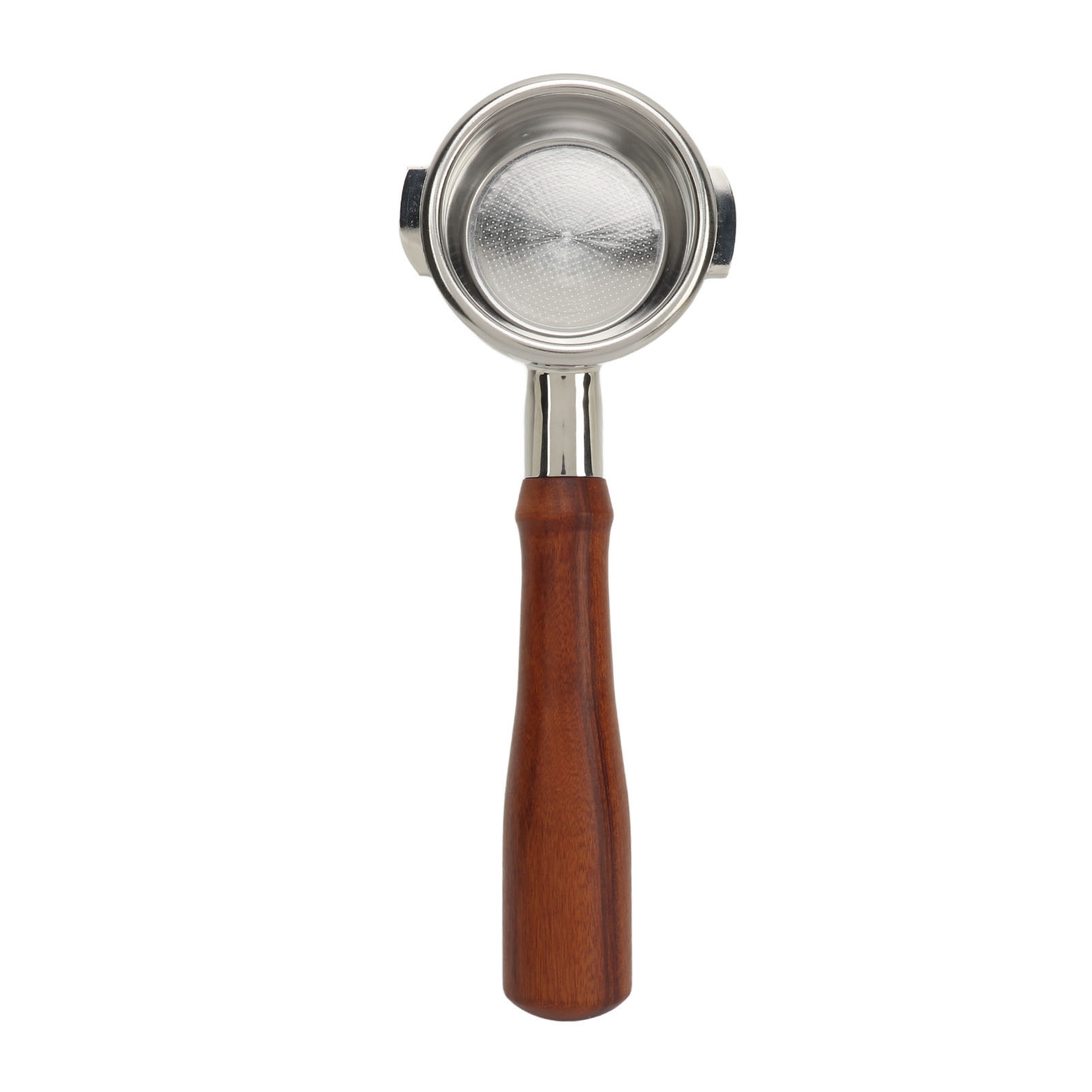 Bodenloser 58-mm-filterhalter Für E61, Edelstahl 304, Holzgriff, Professionelles Design, Präzise Extraktion