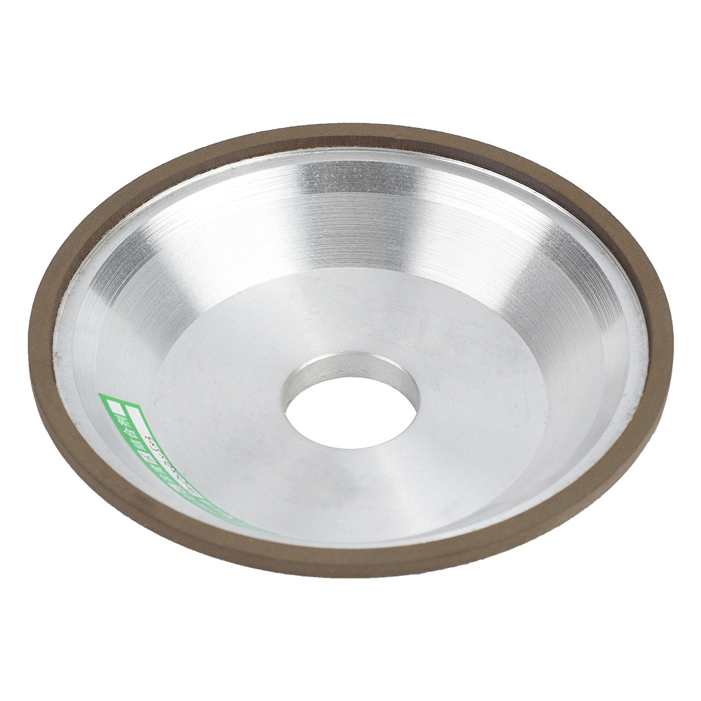 150 X 32 Mm Schalenförmige Diamantschleifscheibe, Hochfestes Harz, Wärmeleitfähigkeit, Gehärteter Stahl, Wolfram, Präzises Schärfen