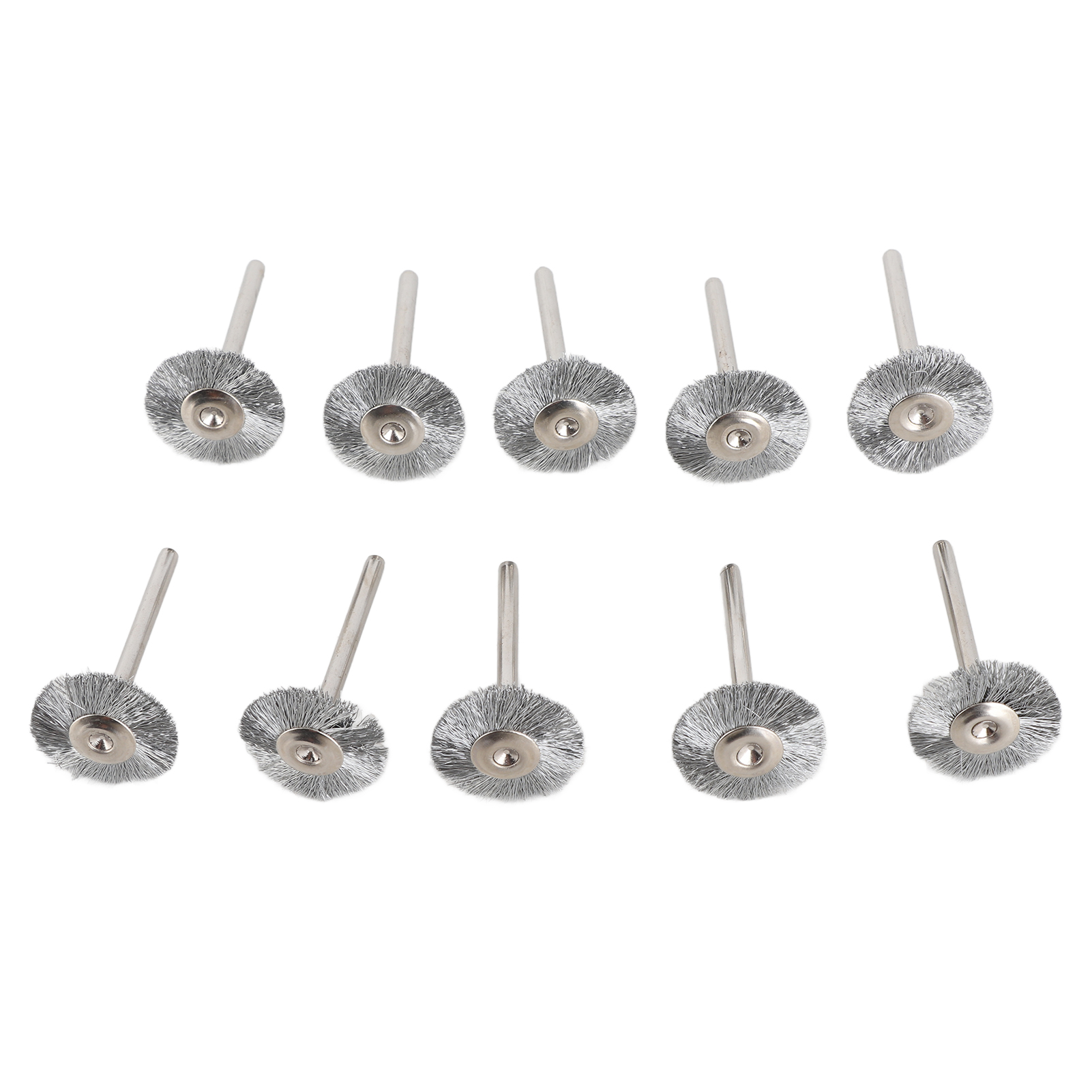 Set Mit 10 22-mm-drahtbürsten Aus Edelstahl Für Rotationswerkzeuge, Präzises Polieren Und Effizientes Abisolieren