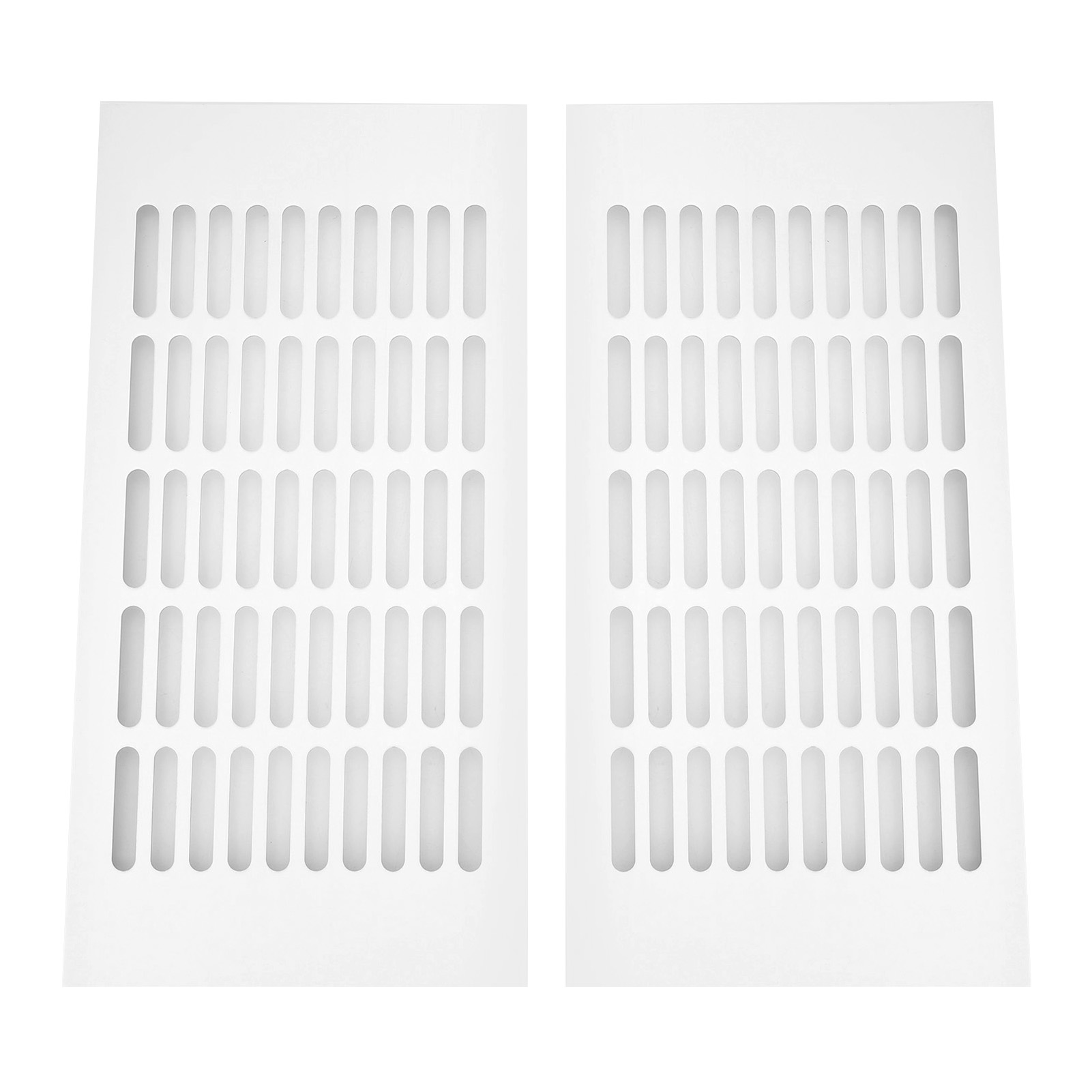 150 X 300 Mm Silber Eloxiertes Aluminium-lüftungsgitter, 2er-pack, Für Elektroschränke Und Wohnmobile