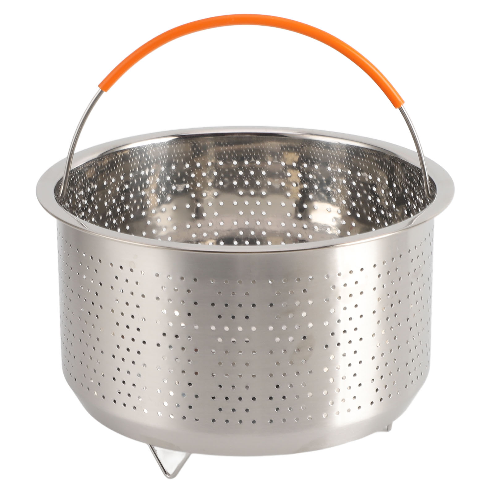Reiskocherkorb Aus Edelstahl, 21,5 Cm, Universelles Zubehör Für Gesundes Kochen, Antihaftbeschichtet, Ergonomischer Griff, Kompatibel Mit Reiskochern