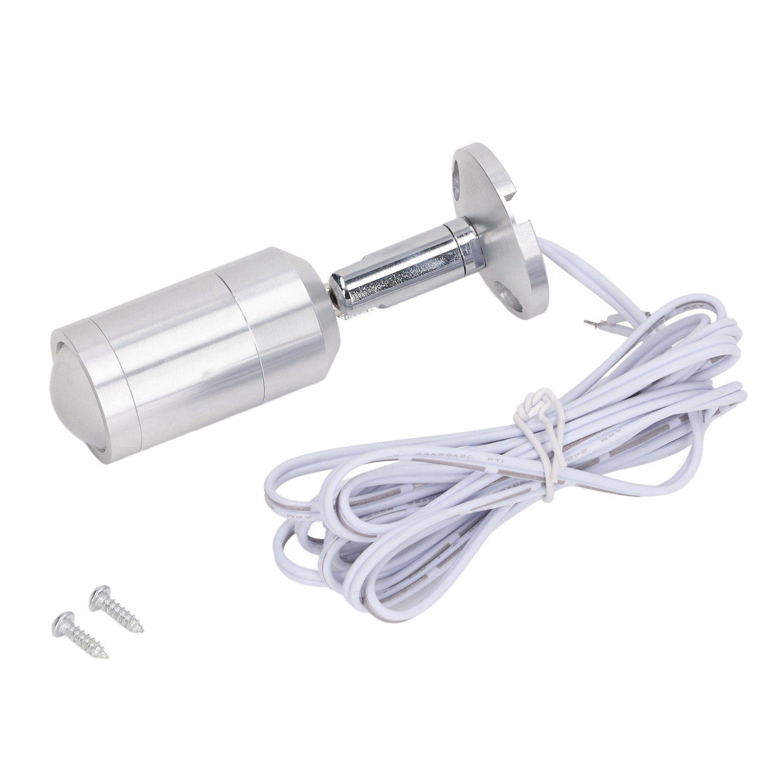 Verstellbarer Led-strahler, 2 W, Silbernes Aluminium, Kaltweißes Licht (6000 K), Kompakt, Für Schmuck Und Vitrinen