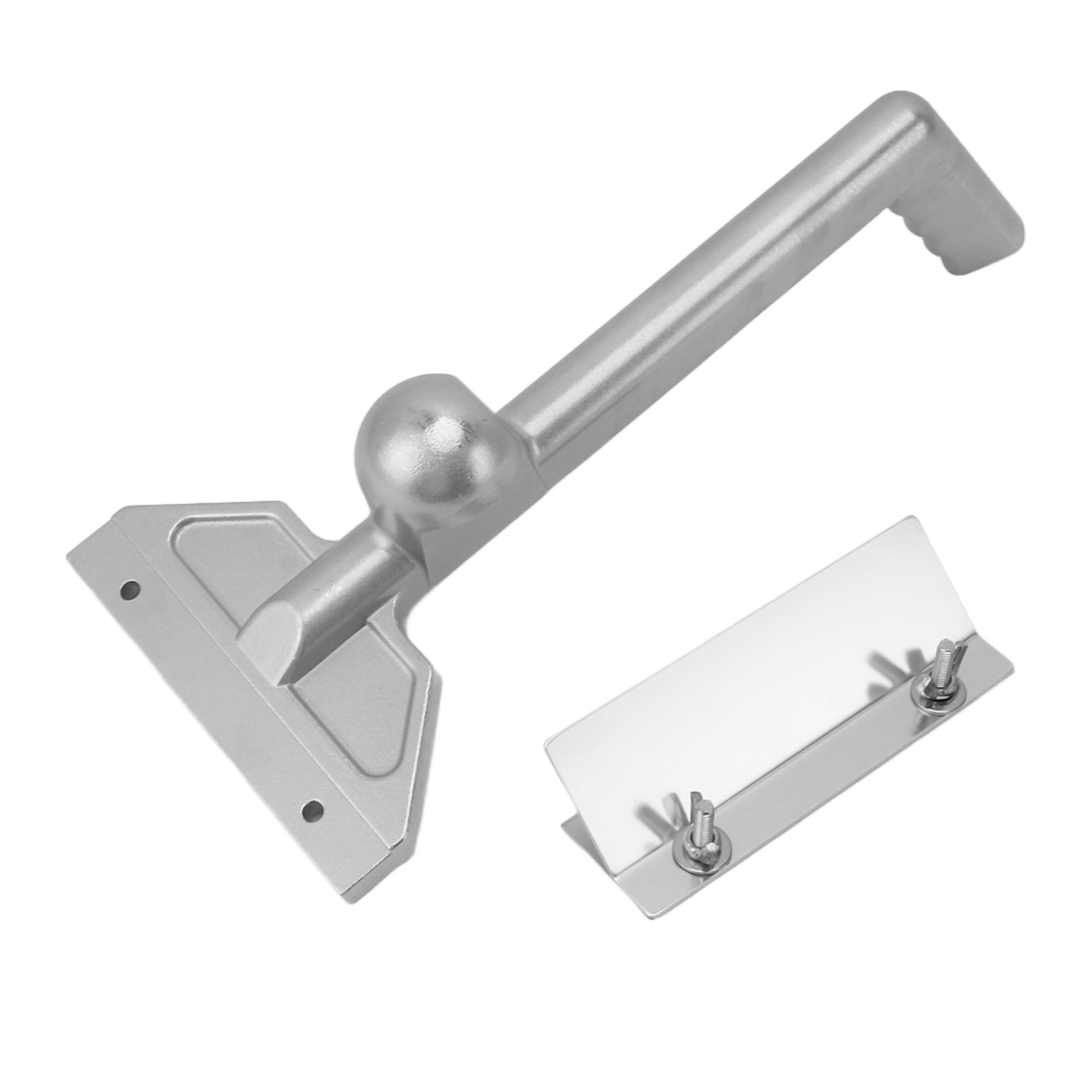 Toivize Profi-grillschaber Aus Aluminium Und Edelstahl, Abnehmbare 40x15 Cm Klinge Für Grillplatten Und Grills
