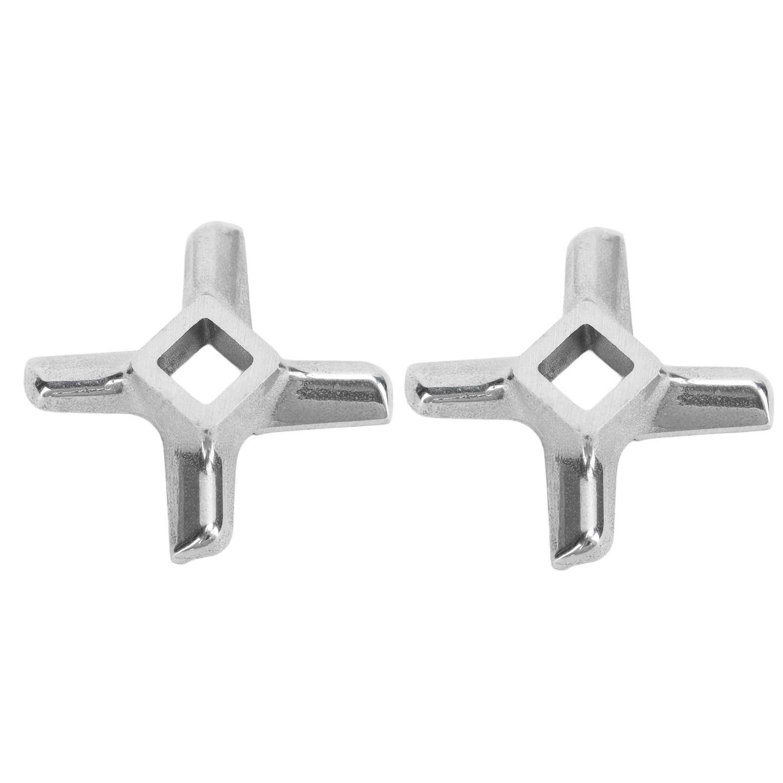 Toivize 5 Edelstahl-fleischwolfmesser, 2-teiliges Set, Universell Für Elektrische Und Manuelle Fleischwölfe