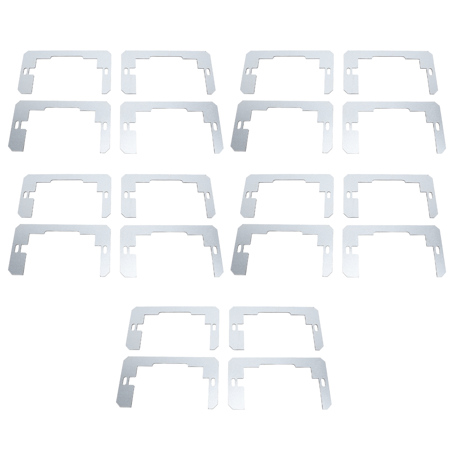 Toivize 20-teiliges Set Aus Verzinkten Stahl-wandabstandshaltern, 5,6 X 10,7 Cm, Für Steckdosenabdeckungen – Präzise Und Robuste Befestigung