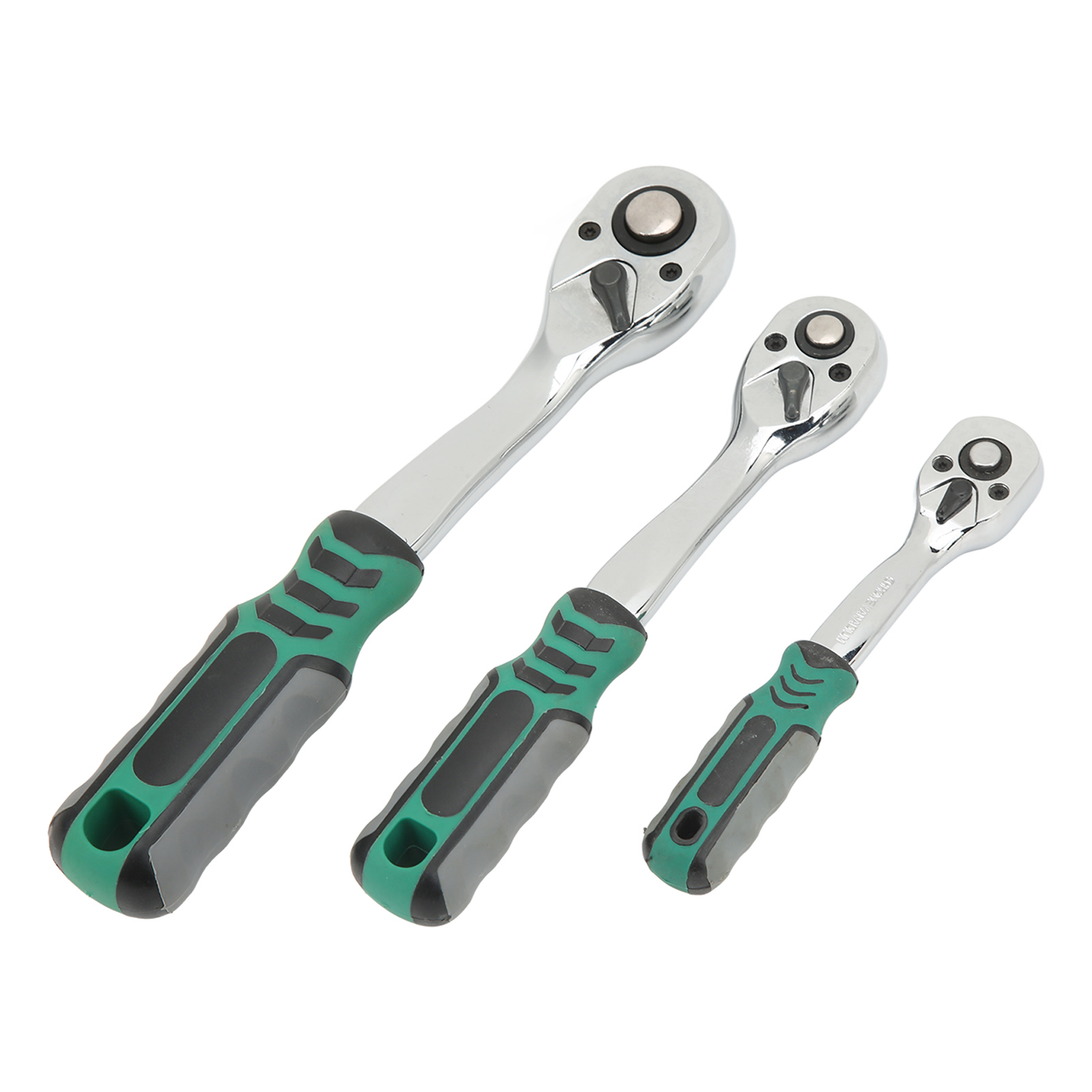 Toivize 3-teiliger Ratschenschlüsselsatz – 72 Zähne, Edelstahl – 1/4", 3/8", 1/2" – Kfz-reparatur