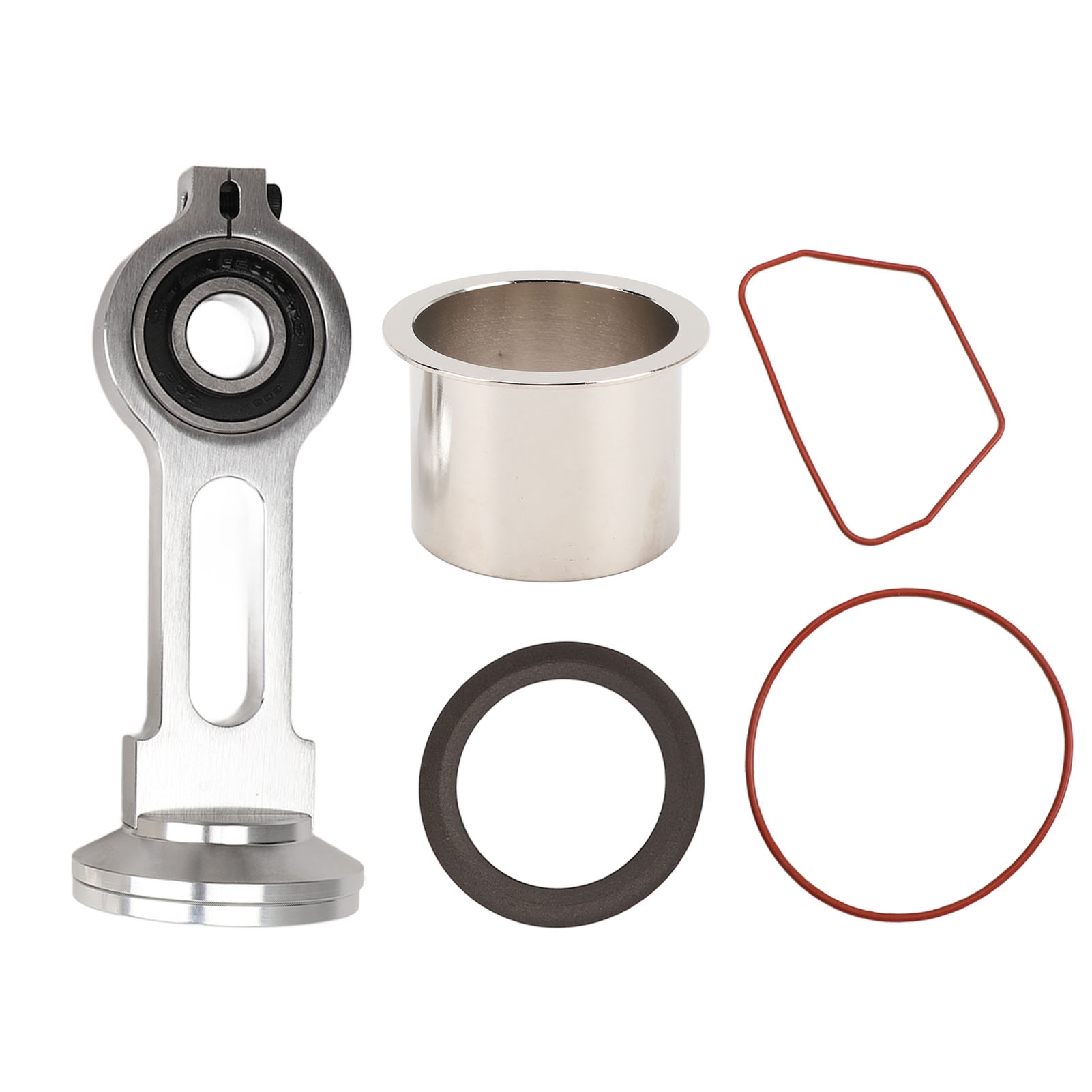 Kk-4835 Aluminium-gummi-kompressorkolben-set, 5-teilig, Kompatibel Mit Dem Devilbiss Porter-cable Ölfreien Pumpen-reparaturset