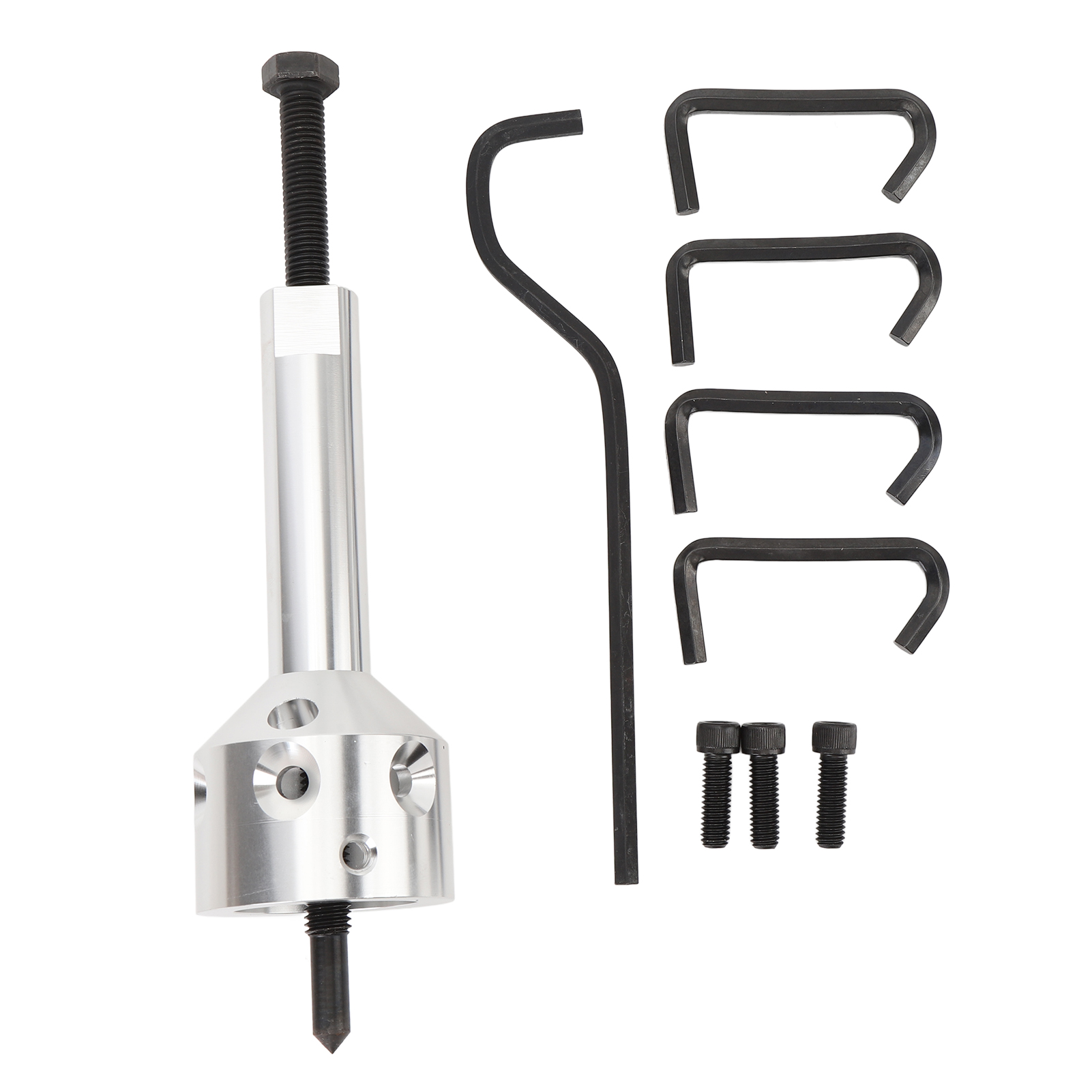 Up-1 Lüfterradabzieher Aus Silberner Aluminiumlegierung Für Wellen Mit 5/8" Oder ≤1/2" Durchmesser, Professionelles Komplettset