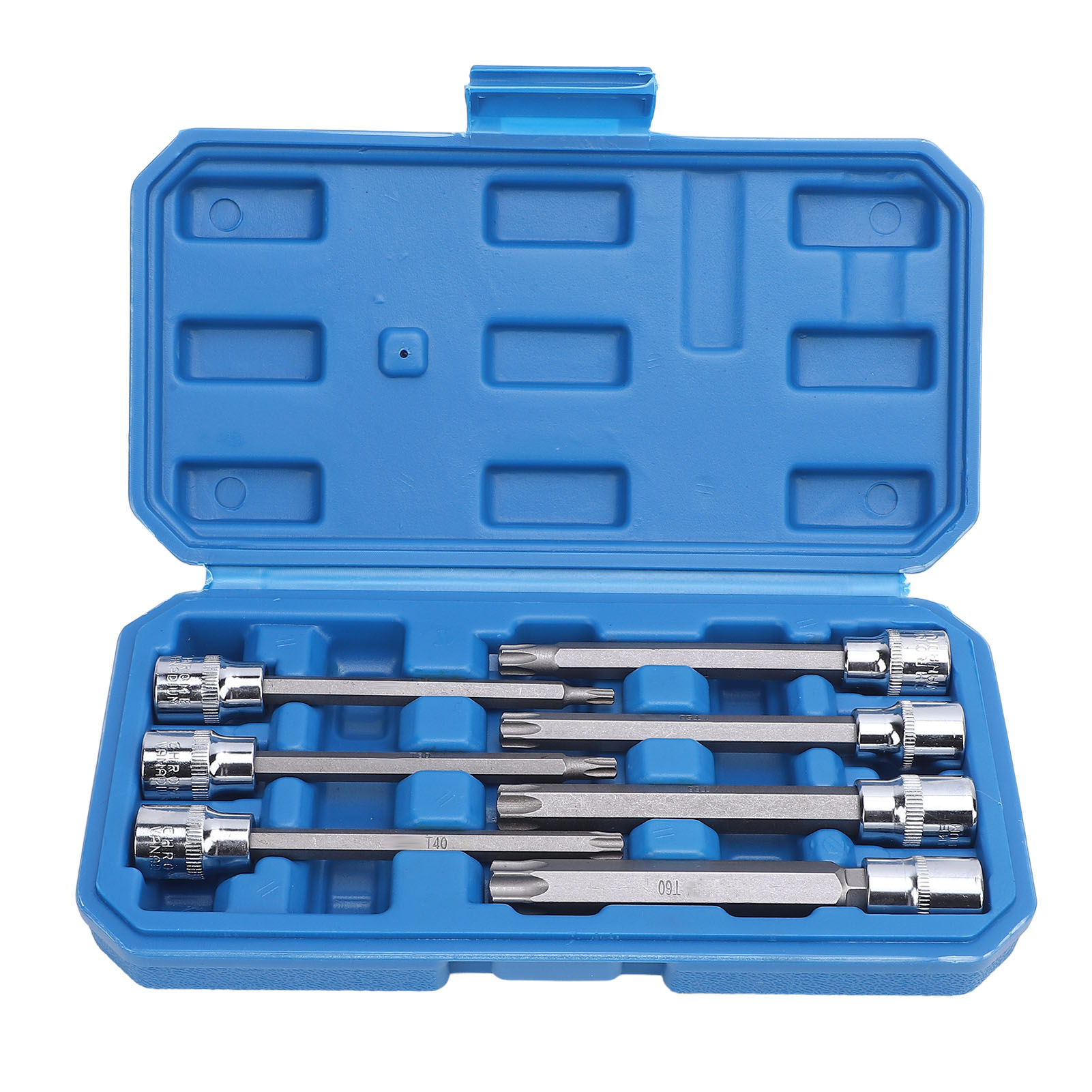 3/8" Torx-steckschlüssel Toivize Vt18373 Extra Lang Crv-stahl 110 Mm 7-teiliges Set T25-t60