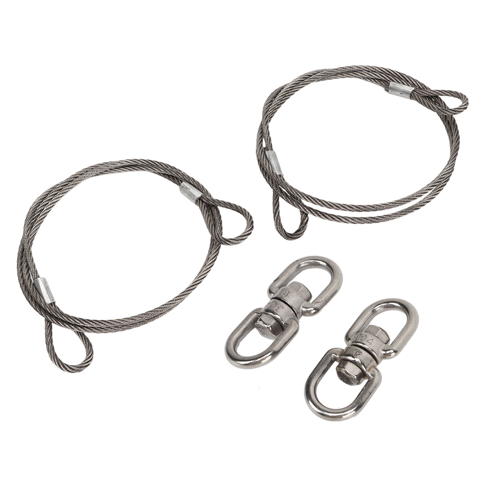 Set Mit 2 Heckklappenhebekabeln Aus Edelstahl 304, 1 M, Kompatibel Mit Gorilla Lift Art.-nr. 125542