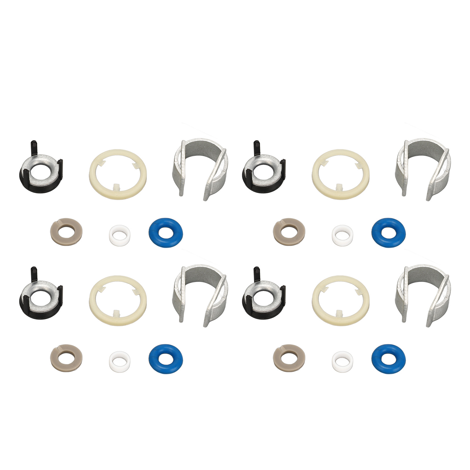 Dichtungssatz Für Einspritzdüsen 06j998907a Für Ea888-motor – Satz Mit 4 Hochfesten Gummidichtungen, Kompatibel Mit Vw, Audi, Seat Und Skoda