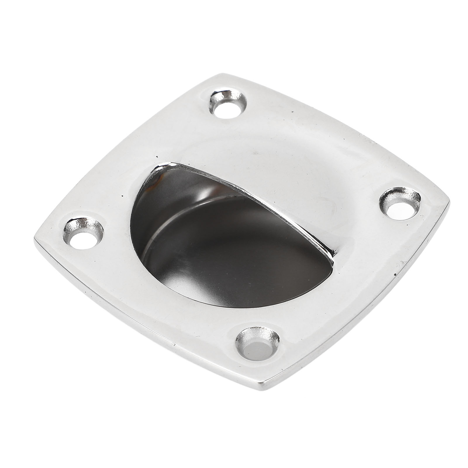 Toivize 59x59 Mm Quadratischer Einbaugriff, Edelstahl 316 (marinequalität), Für Boote, Yachten, Wohnmobile, 39 Mm Lochabstand, Elegantes Design