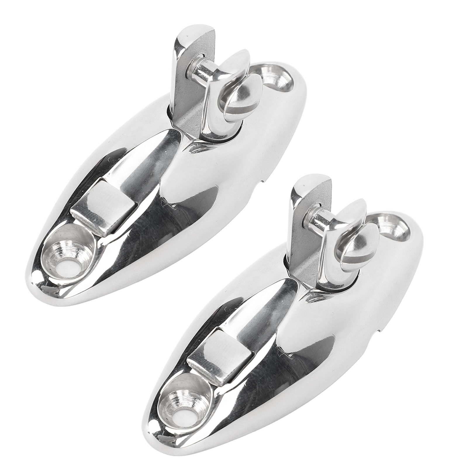 Schwenkbares Dachscharnier – Edelstahl 316 – 90°-montage – 63 Mm Achsabstand – 2er-set Für Boote Und Wohnmobile