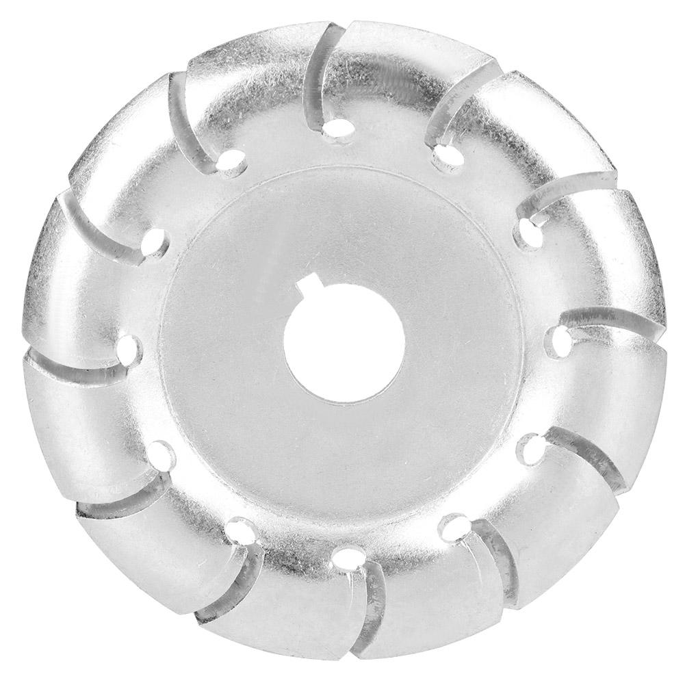 Toivize 85x16mm Manganstahl 12-zahn Silberne Holzschnitzscheibe Für Winkelschleifer - Präzises Schnitzen Und Formen