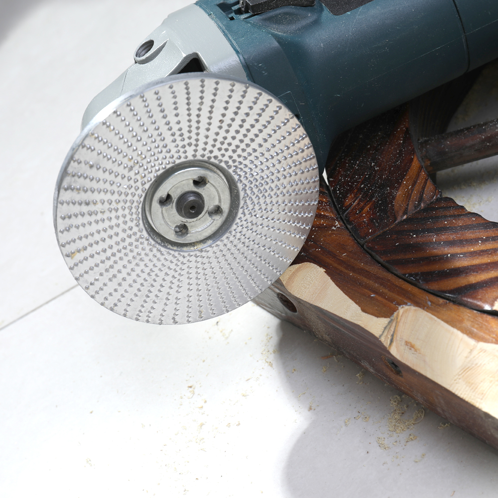 100-mm-hartmetall-schleifscheibe Für Winkelschleifer, Zum Schnellen Bearbeiten Und Formen Von Holz, 5/8-zoll-bohrung