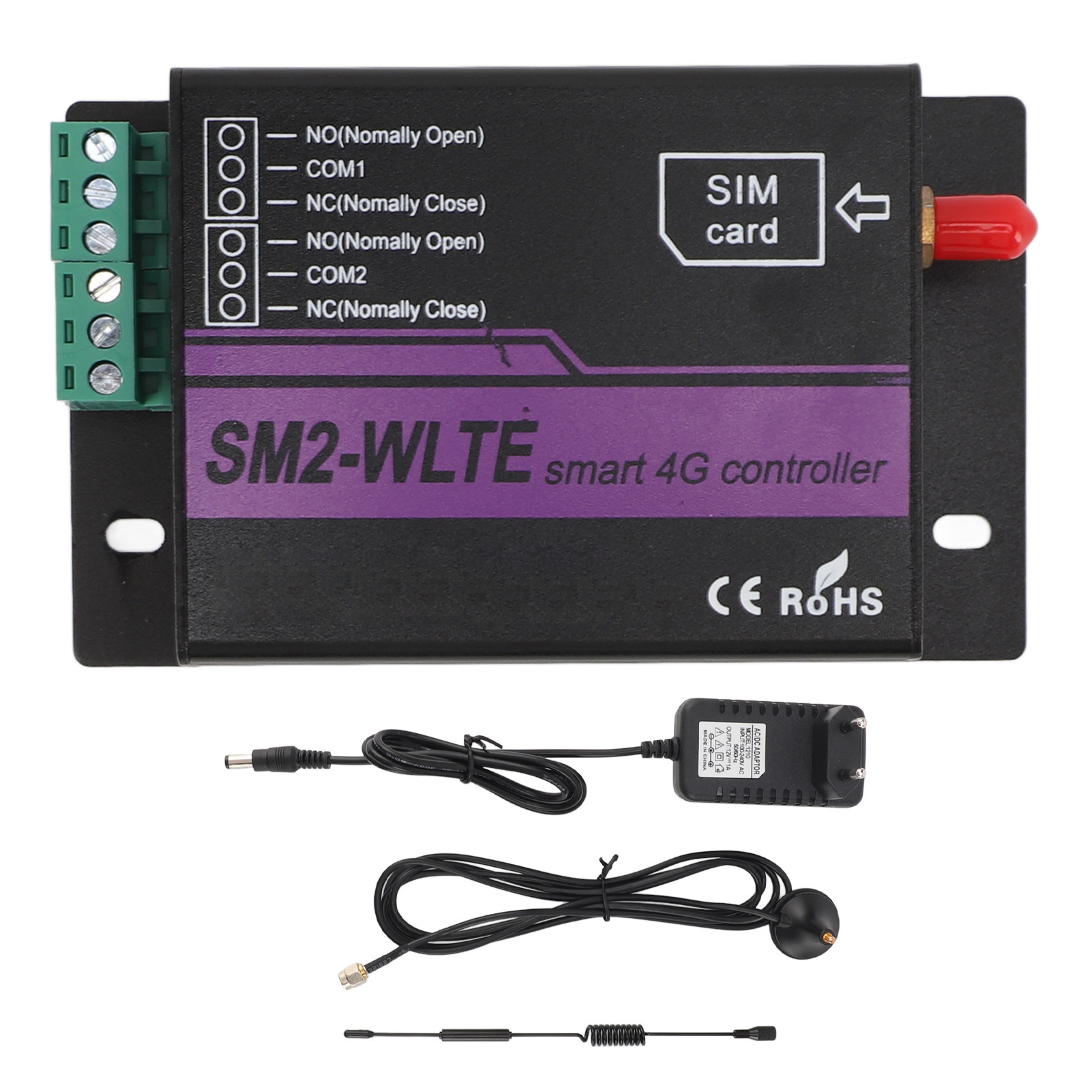 Robuster 2-kanal-4g-repeater Sm2-wlte-ec Aus Aluminium Mit Sms-stromausfallwarnung Und Fernsteuerung Per App Und Web