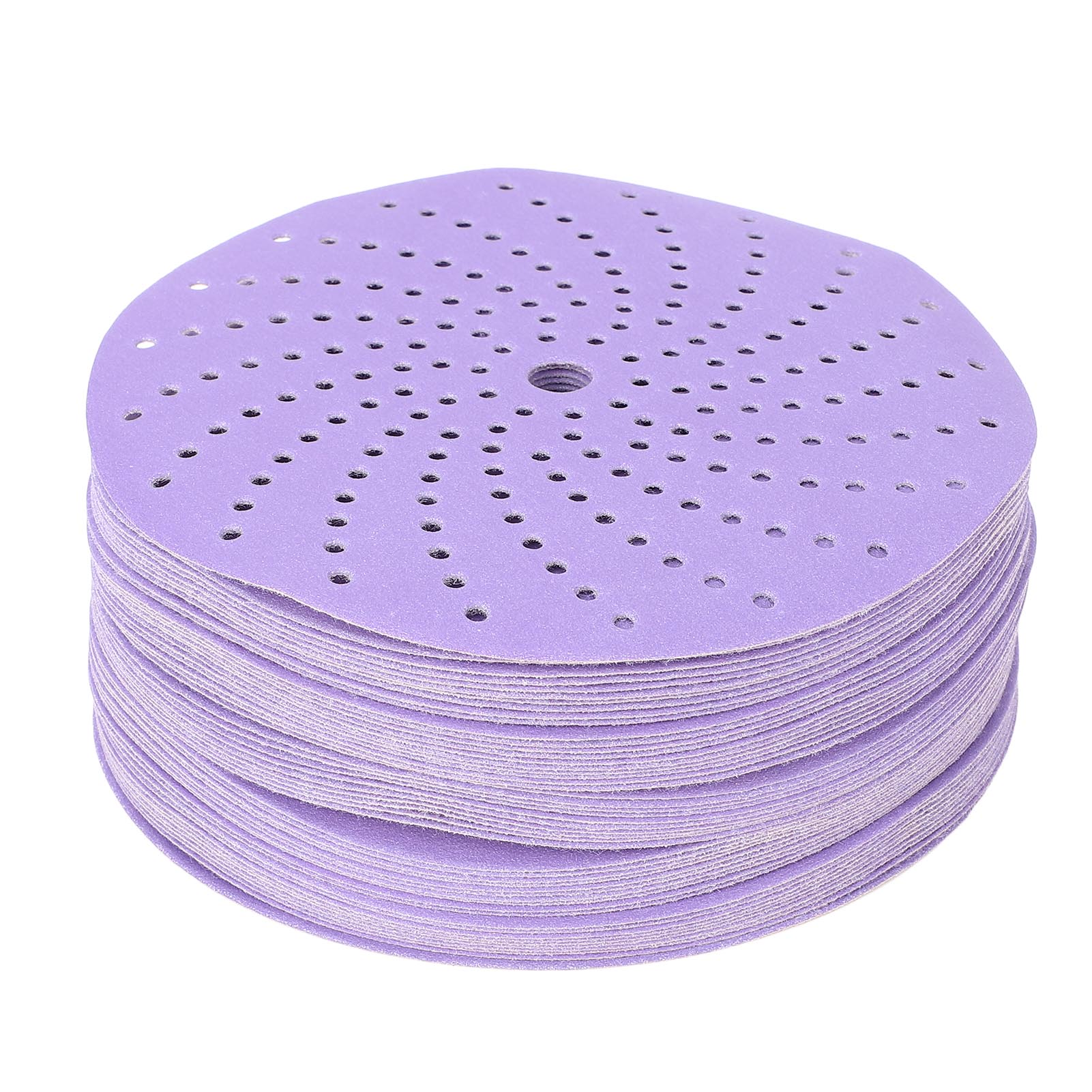 Packung Mit 50 Keramik-schleifscheiben (152 Mm), Körnung 320, Selbstklebend Mit Klettverschluss, Für Exzenterschleifer, Holz, Metall, Auto