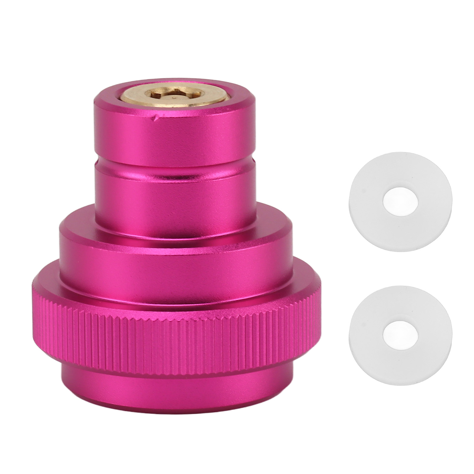 Schnell-co2-adapter Für Toivize Wassersprudler, Kompatibel Mit Sodastream Duo, Terra Art Tr21-4 Gewinde, Aluminium, Messing, Lila