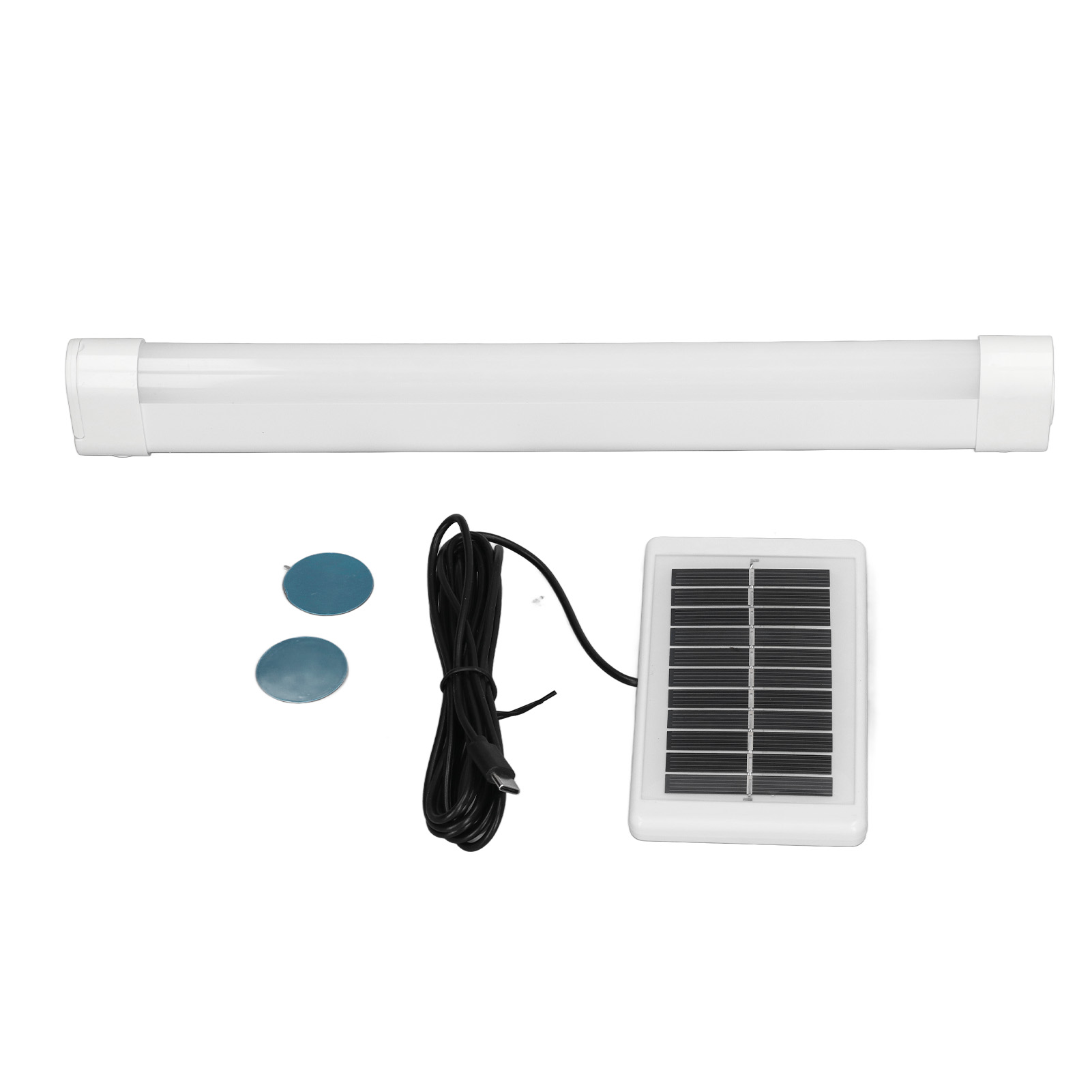 Zp04104 Wasserdichte, Wiederaufladbare Usb-c 335 Cm 1200 Mah Solar-röhrenlampe Mit Led Für Camping Und Notfälle