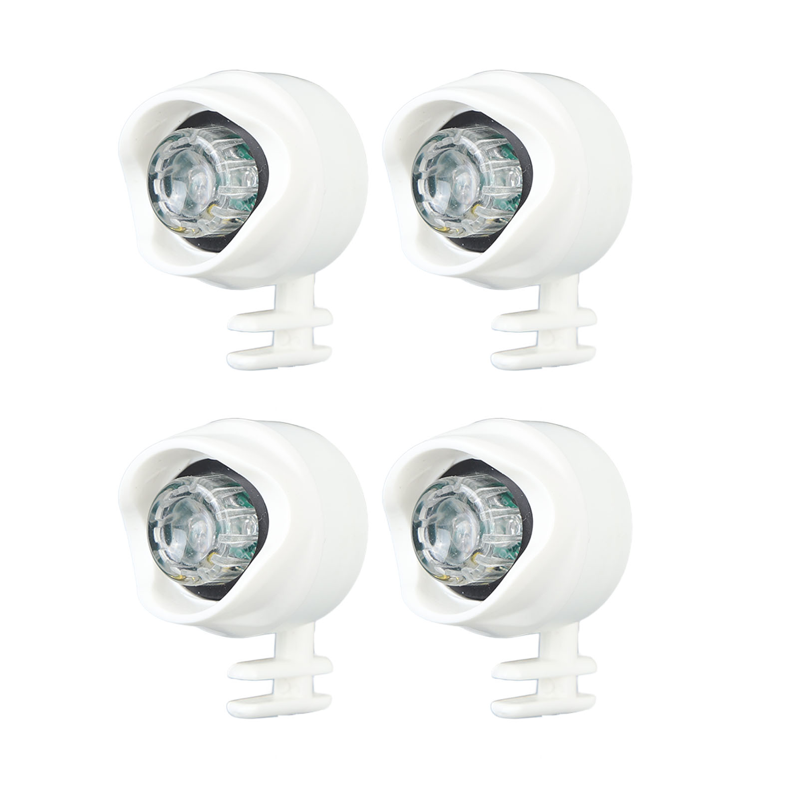 4er-set Led-scheinwerfer Für Wasserdichte Schuhe, 3 Leuchtmodi, Crocs-befestigung, Ideal Zum Wandern Und Radfahren Bei Nacht, Weiß