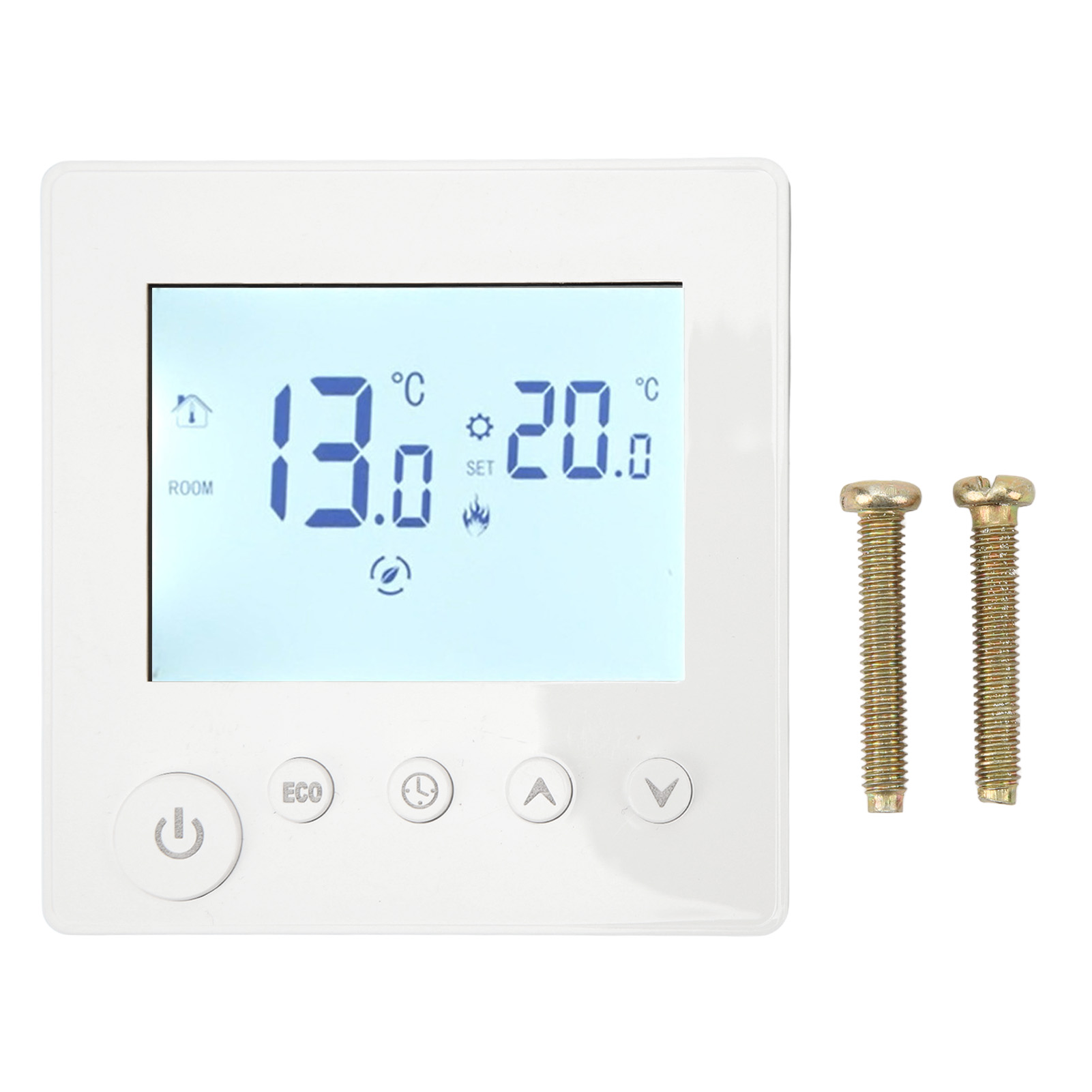 Programmierbarer Thermostat Toivize K1rh-3a Mit Touchscreen-lcd Für Elektrische Oder Wasserführende Fußbodenheizung, Präzise Und Sparsam.