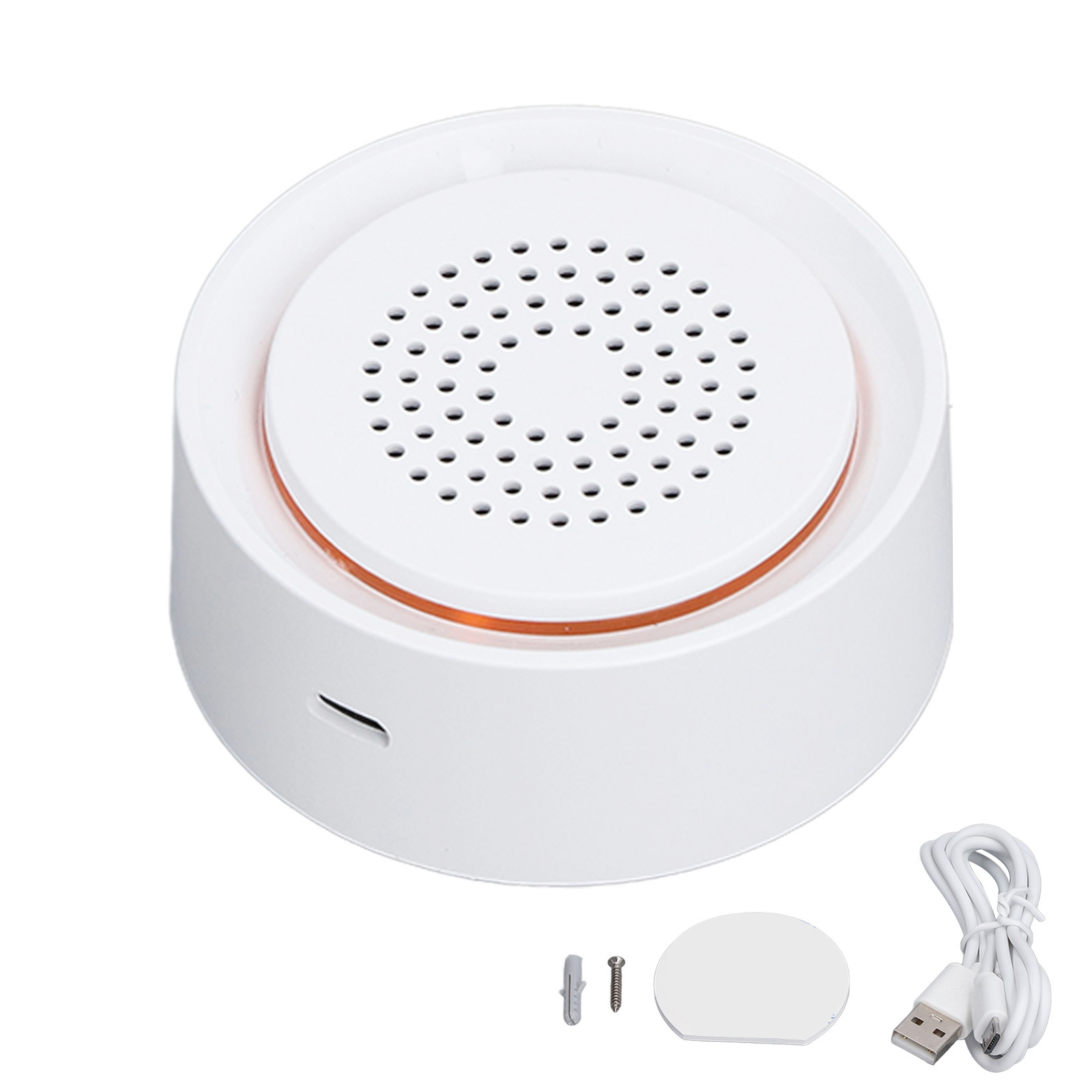 Tuya 105db Wlan-alarmsirene Für Smart Home, Blinkende Led, 2,4 Ghz Kompatibel, Einfache Installation