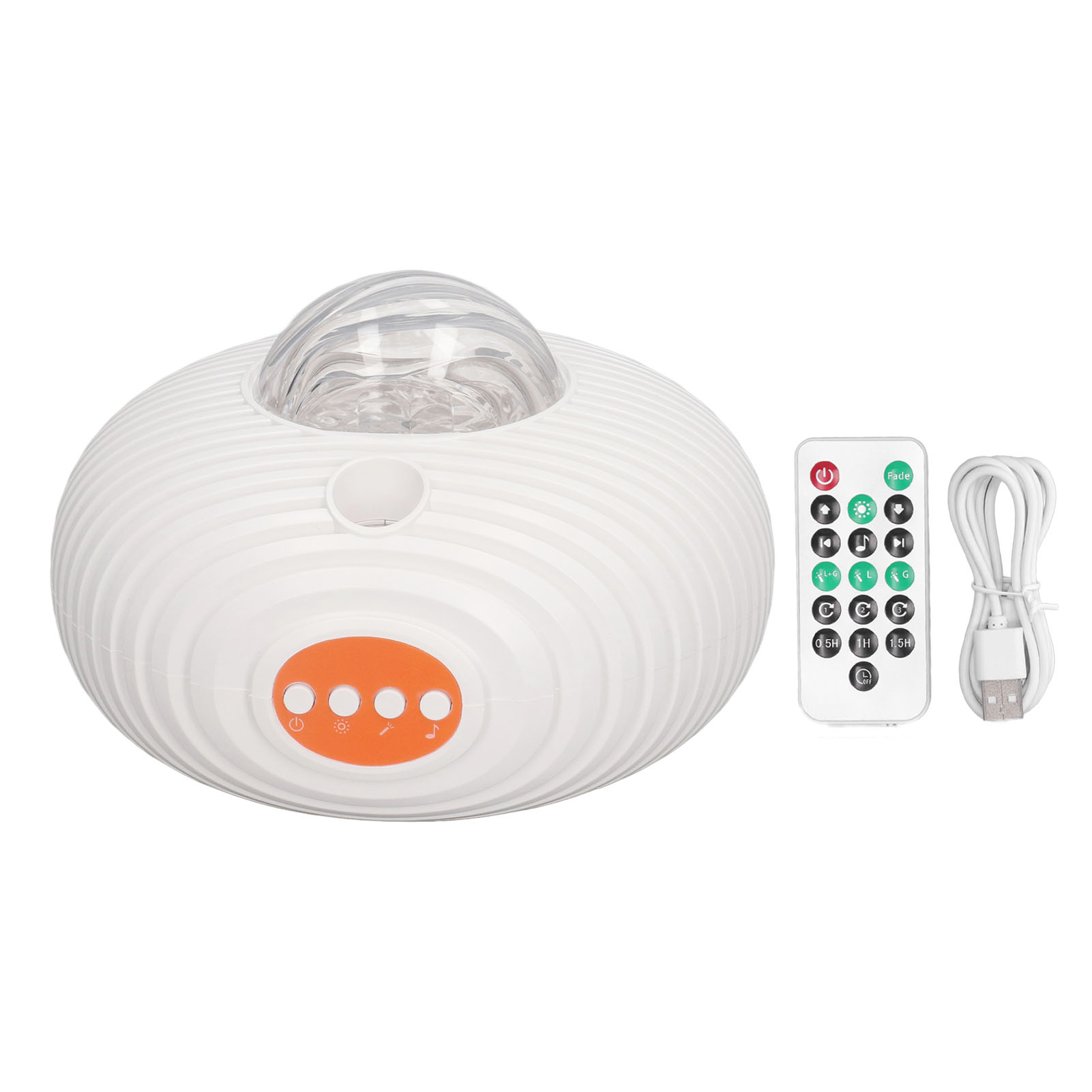 Ufo Gogo 6 Led-projektor, Bluetooth, 14 Farben, 5 Musikoptionen, Sternenhimmel- Und Aurora-nachtlicht, Fernbedienung, Kompaktes Design, Wiederaufladbar