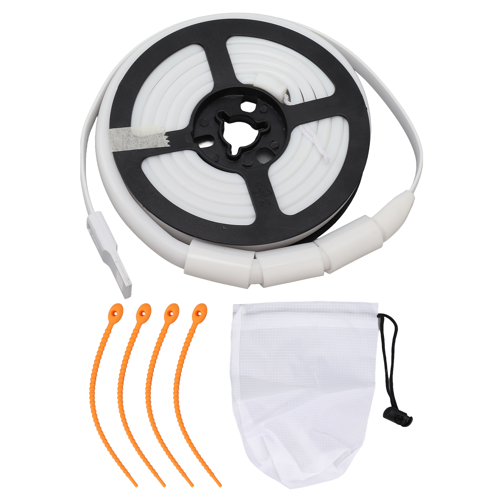1,5 M Lange, Wasserdichte, Flexible Led-lichterkette (ip65), Usb 5v, 3000k Warmweißes Licht Mit Magneten Für Zelt, Camping, Picknick Und Outdoor-aktivitäten