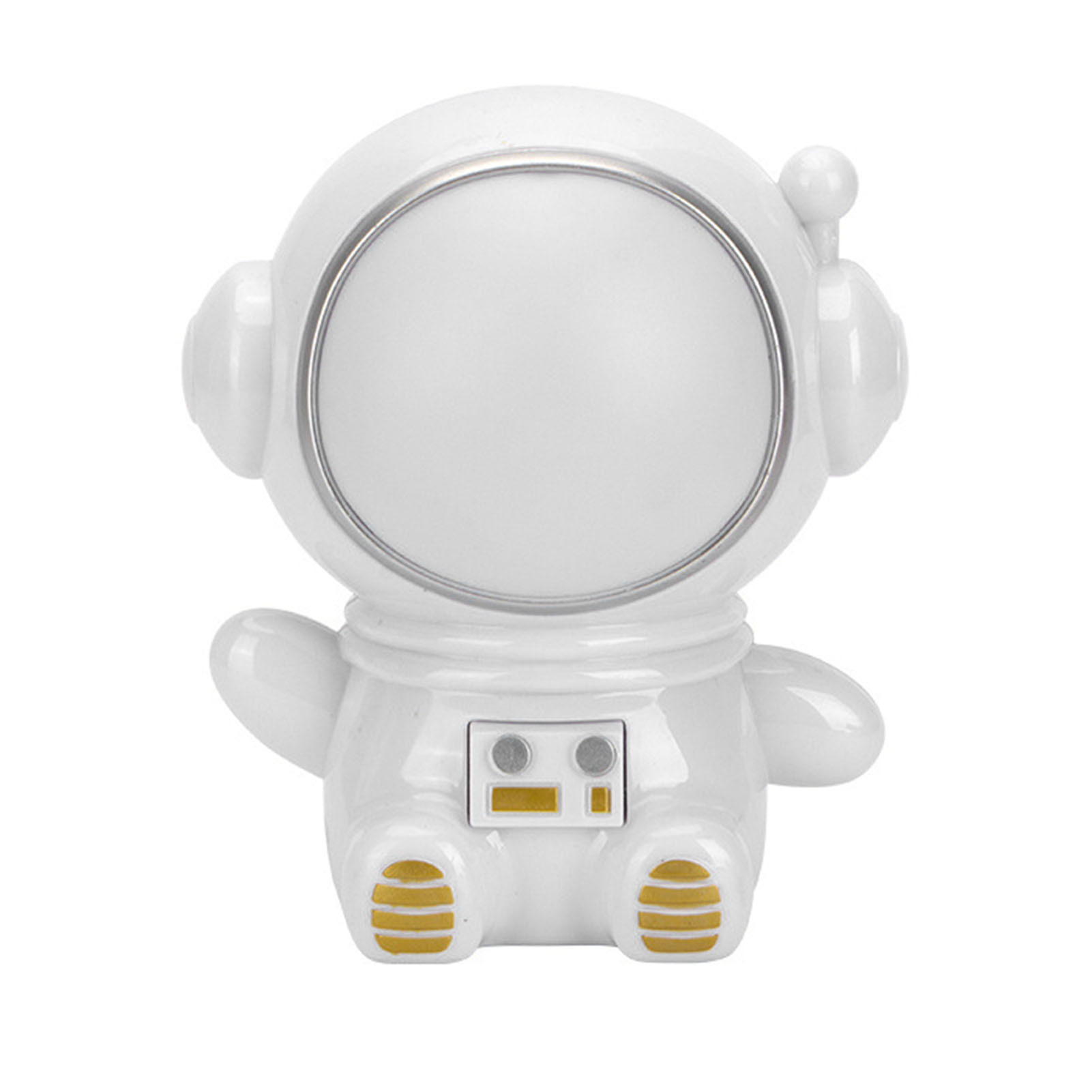 Weißes Led-nachtlicht In Astronautenform, Usb-aufladbar, 3 Modi, Sanftes Licht, Mehrfarbig, Niedliches Design Für Kinderzimmer Oder Büro