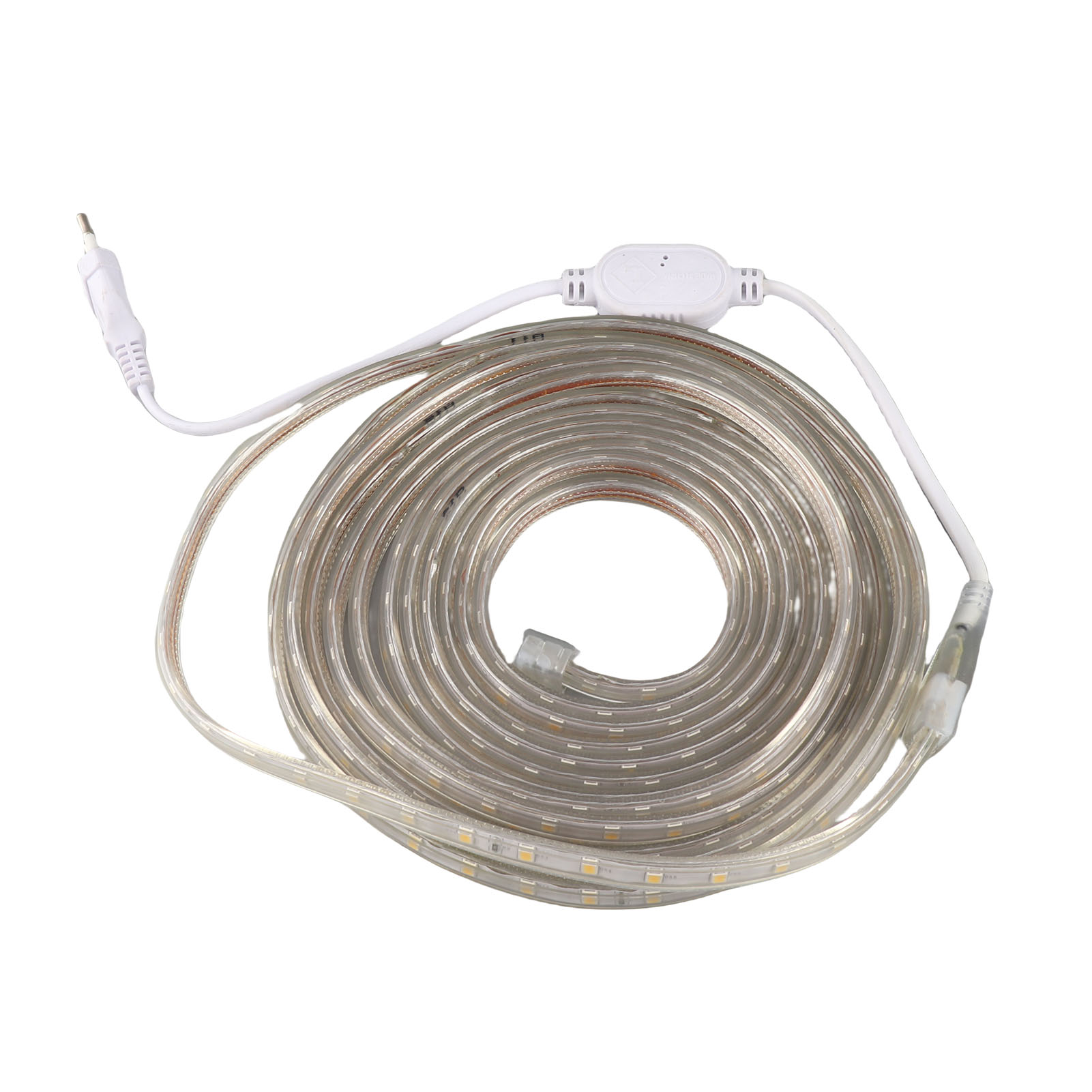 5 M Wasserdichter Led-streifen, 20 W, 60 Leds/m, Warmweißes Licht, Flexibel, Ip65, Eu-stecker, Für Den Innen- Und Außenbereich