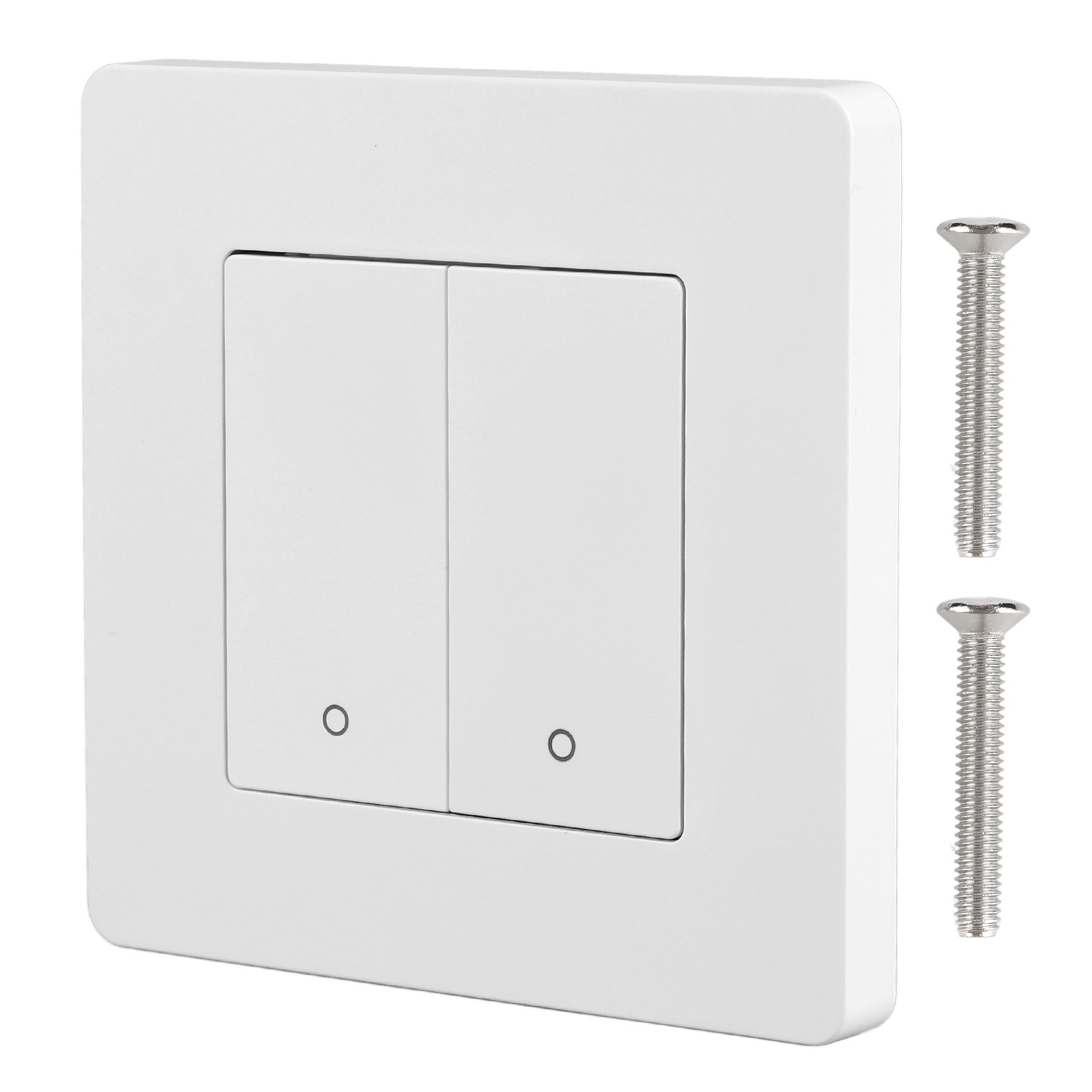 Zigbee 2-wege-wandschalter, Dimmbar, Weiß, Mit Timer Und 2-wege-umschaltung, Kompatibel Mit Tuya