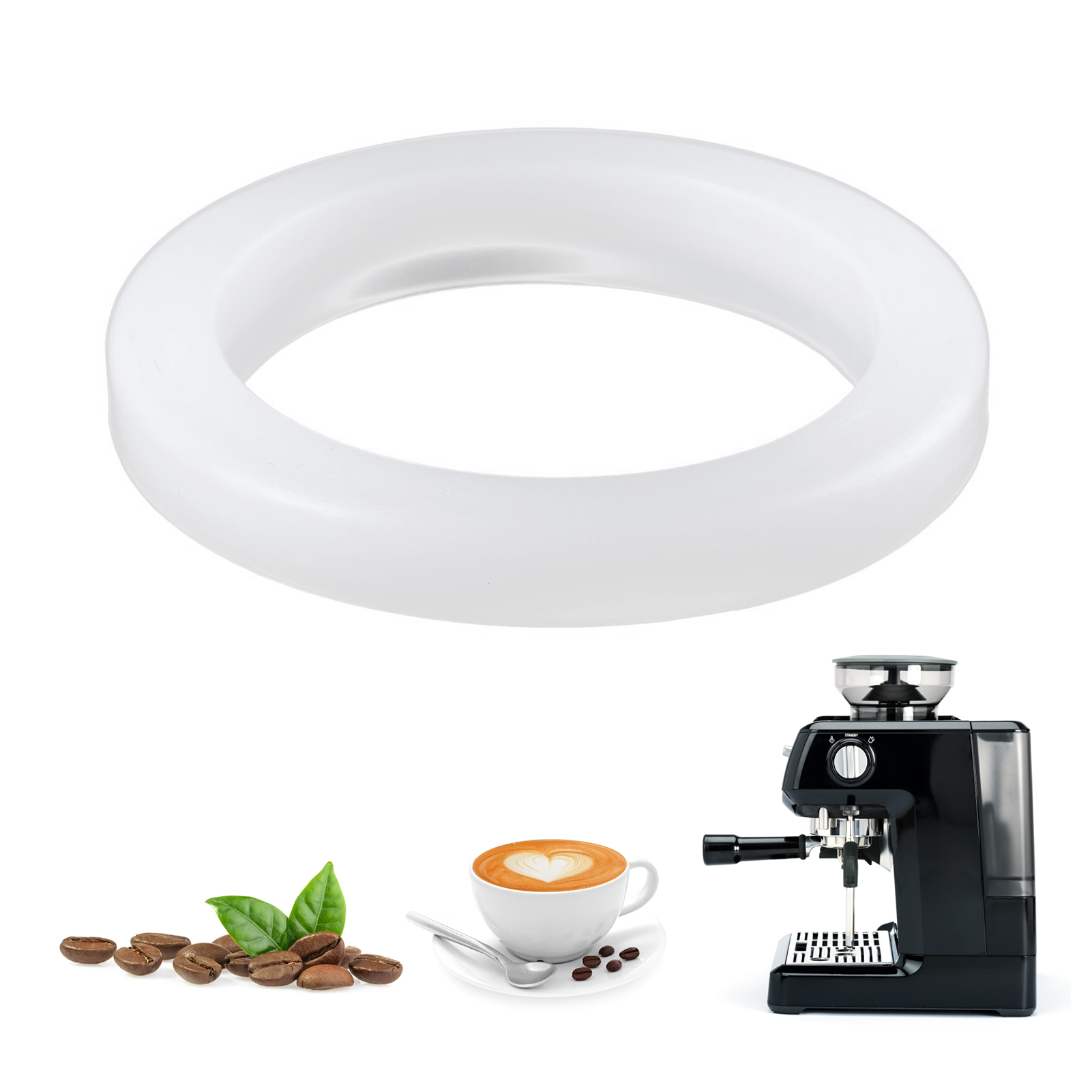Packung Mit 2 Lebensmittelechten Silikondichtungen, 54 Mm, Für Breville 450 870 878 880 Kaffeemaschinen